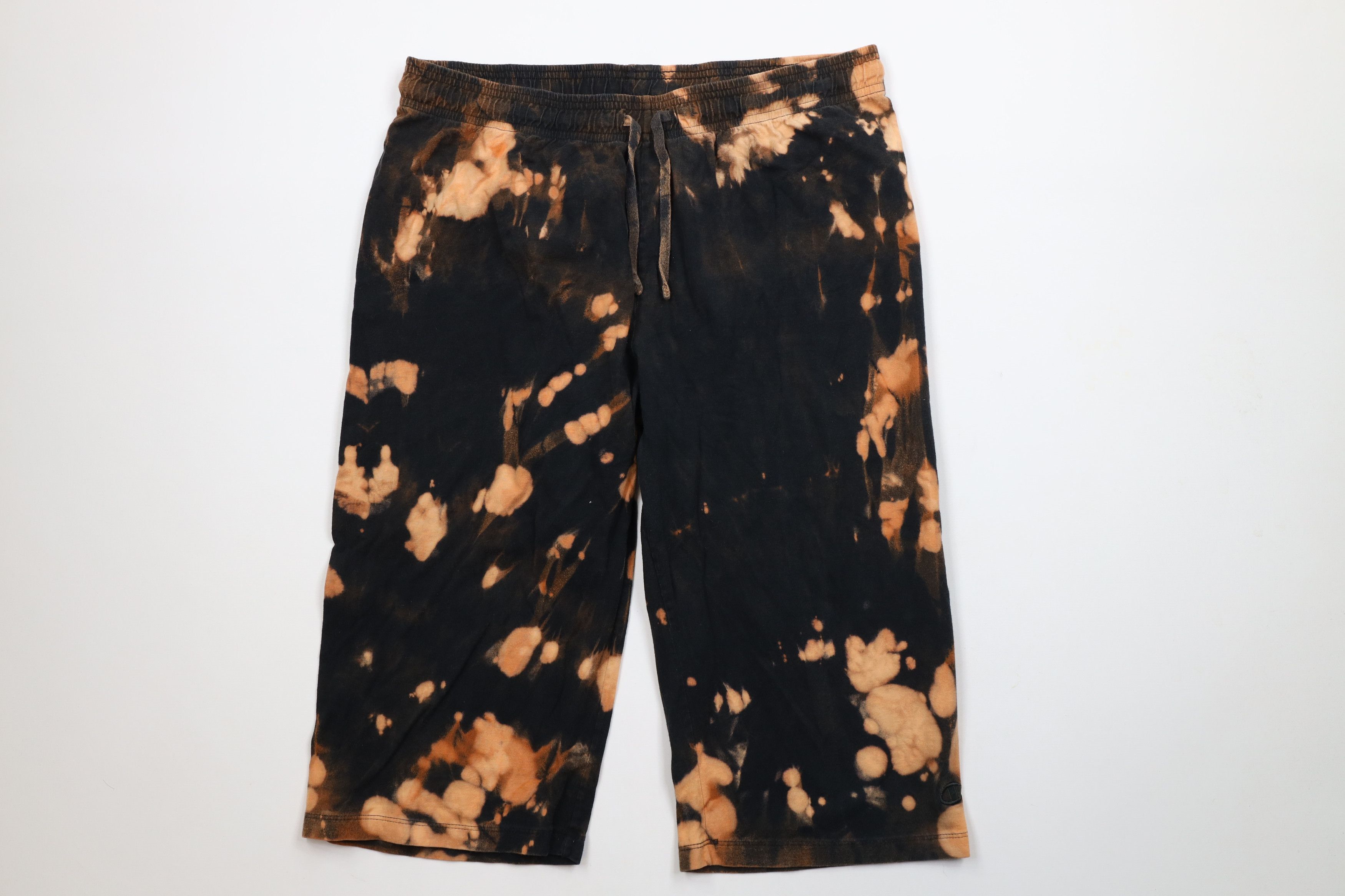 Champion × Vintage Vintage Champion Logo Flared Capris Pants Shorts Black Size US 36 / EU 52 - 1 Thumbnail