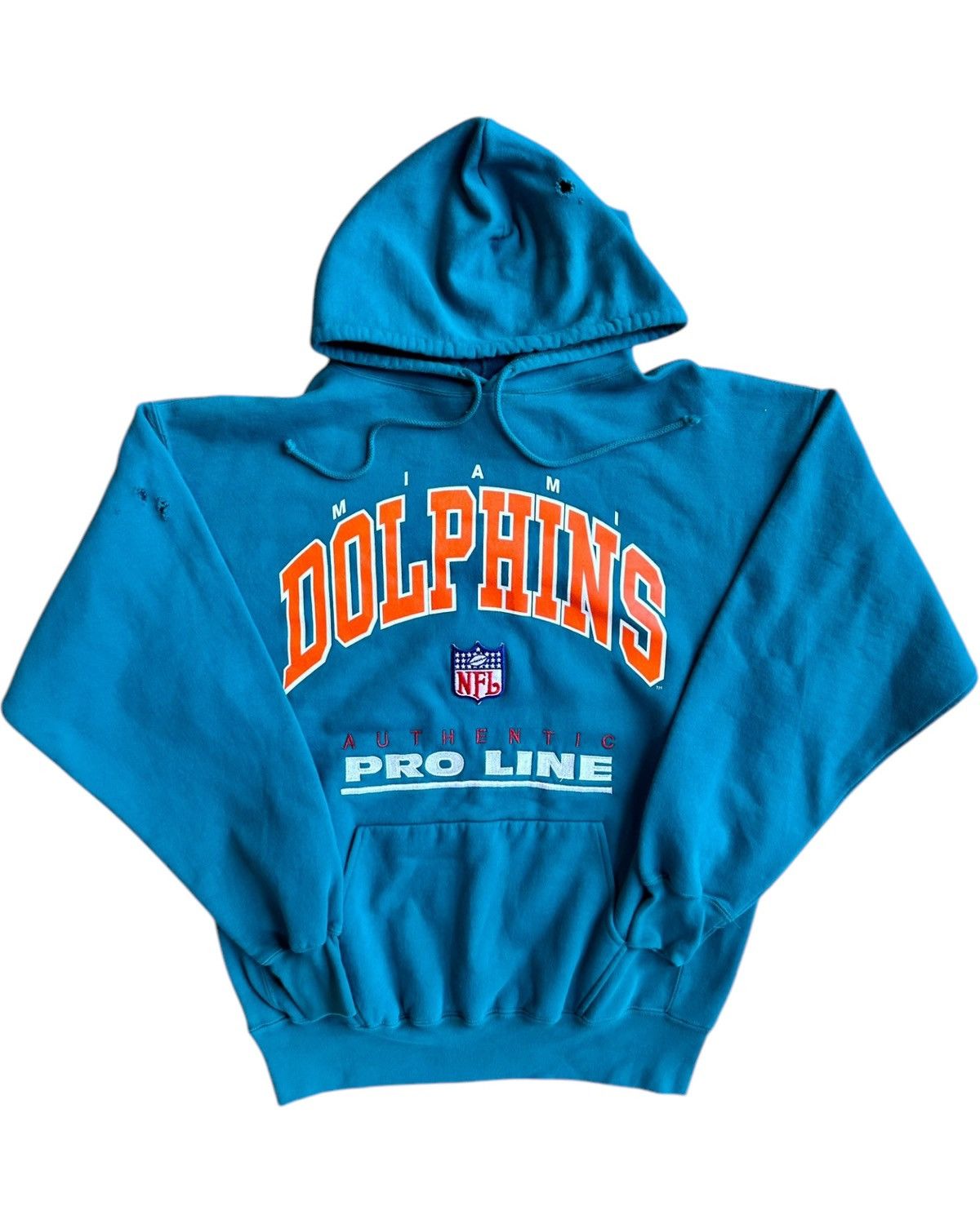 Pro Line × Vintage 1990s Miami Dolphins Pro Line Hoodie Size US L / EU 52-54 / 3 - 2 Thumbnail