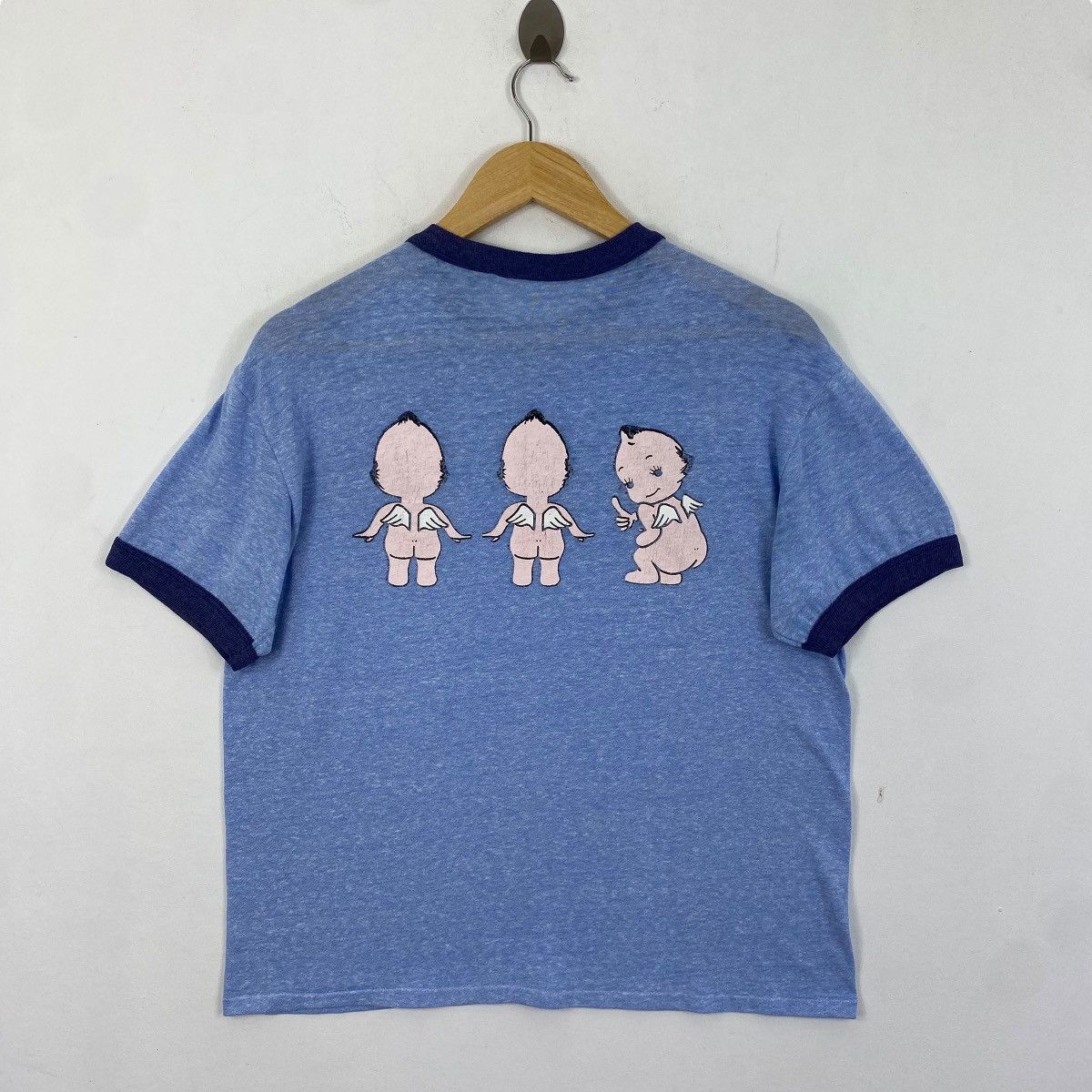 Vintage Vintage 80's ANGEL BABIES Graphic Tee Shirt Size US M / EU 48-50 / 2 - 4 Thumbnail
