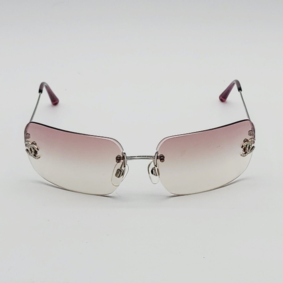 Chanel × Vintage CHANEL SUNGLASSES 4170 Rhinestone 4017 Mask RI908