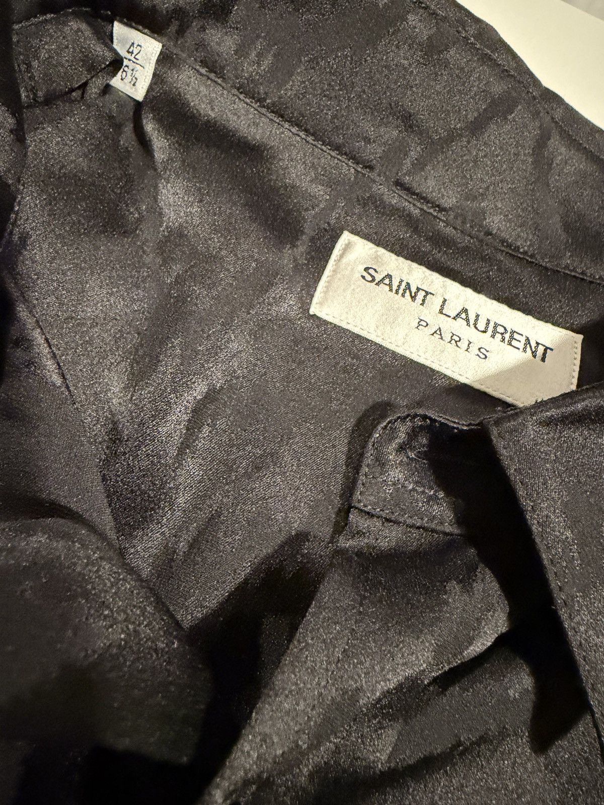 Saint Laurent Paris Saint laurent oversized silk shirt. 42/16.5. $1550 Size US XXL / EU 58 / 5 - 12 Thumbnail