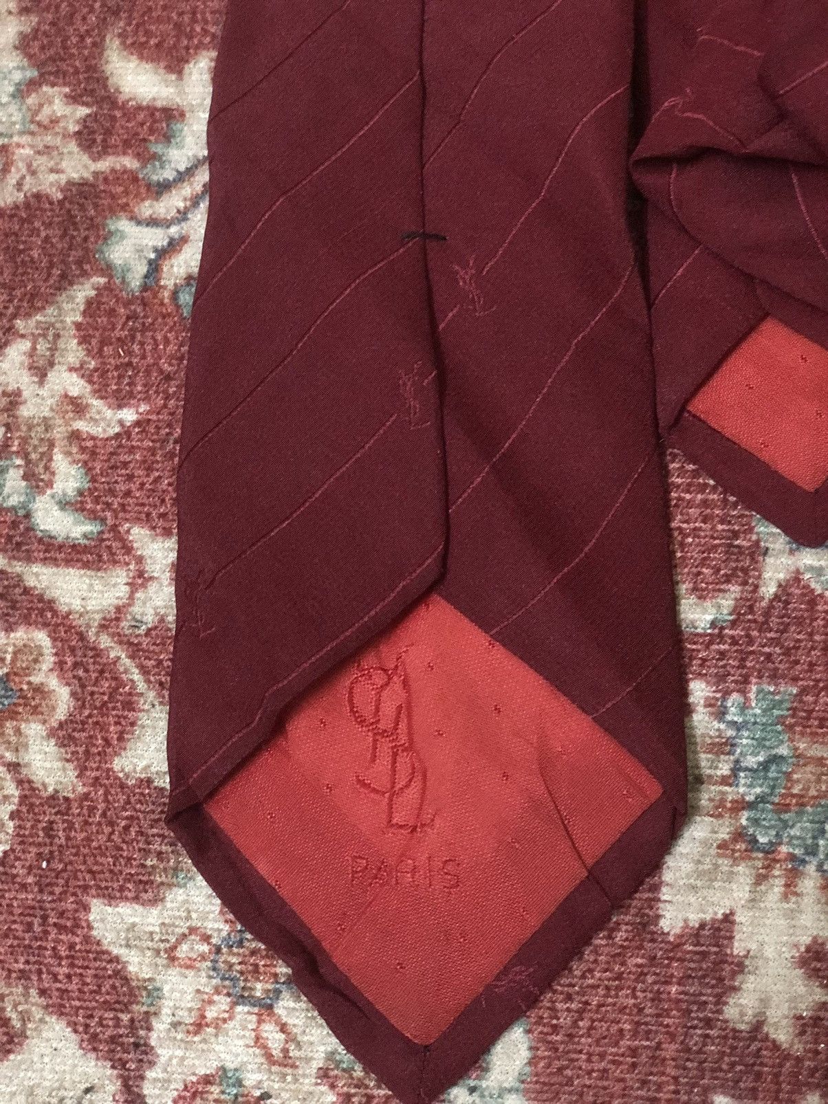 Designer × Vintage × Yves Saint Laurent Yves saint laurent tie Size ONE SIZE - 3 Thumbnail