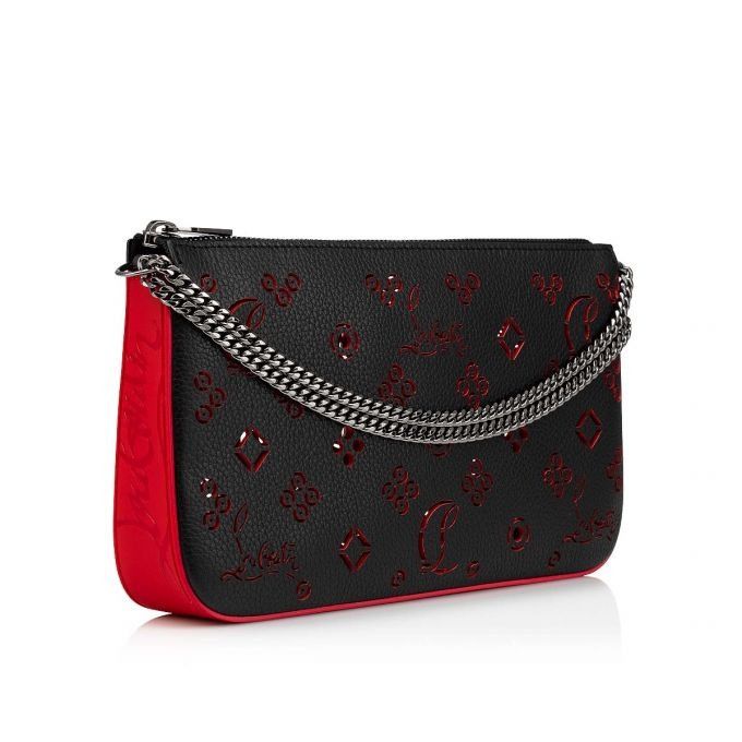 Christian Louboutin o1s1wg110125 Size: OS/Loubila Pouch in Black Size ONE SIZE - 3 Thumbnail