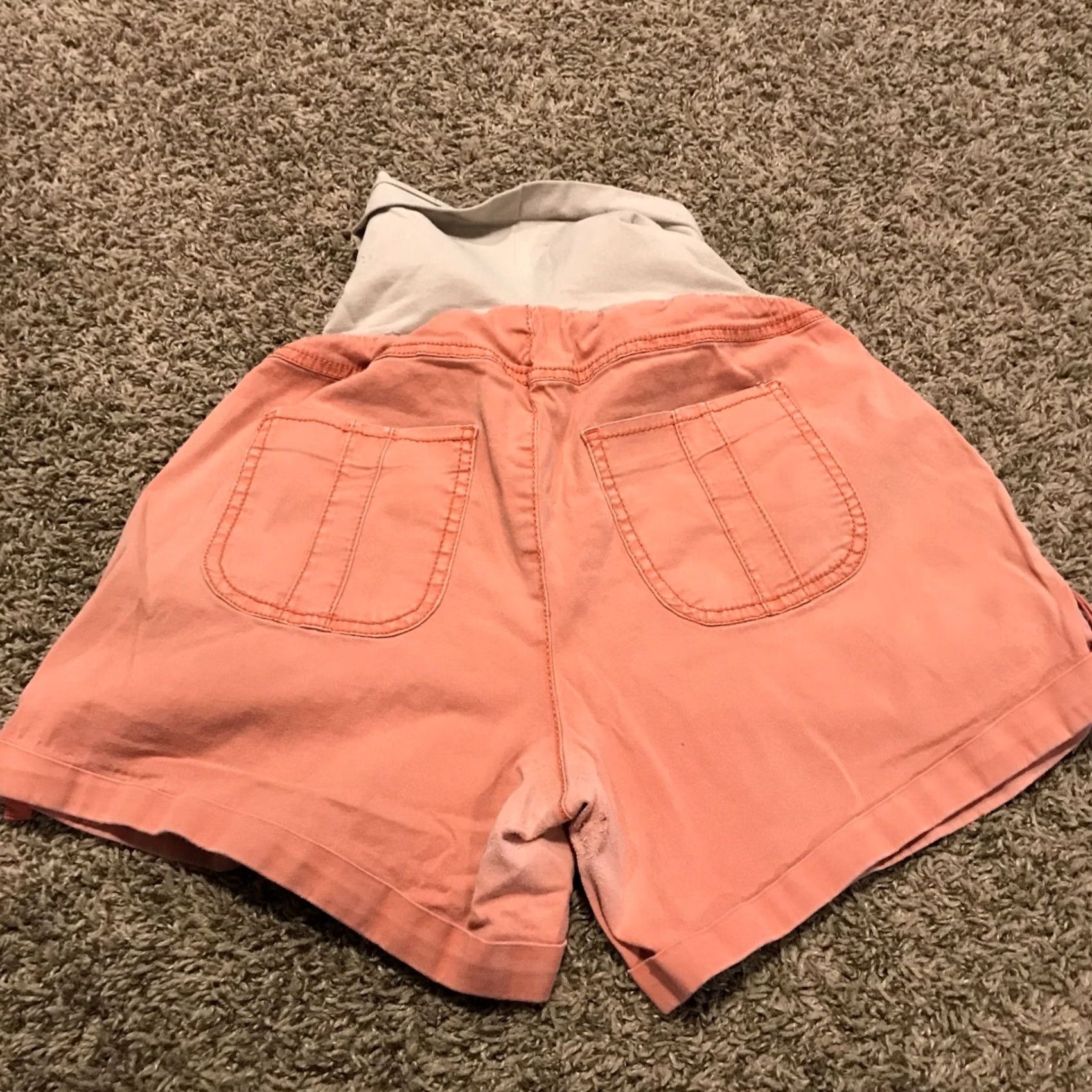 Vintage Motherhood Maternity Pink Cotton Shorts Chino Xs S Regular Womens Maternity Casual 26in Waist 4.5in Inseam Vintage No Size 28" / US 6 / IT 42 - 3 Thumbnail