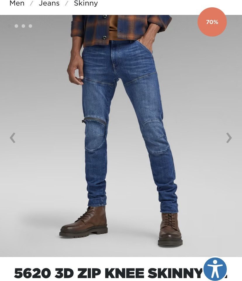 G-Star G-Star Raw Jeans Size US 30 / EU 46 - 1 Thumbnail