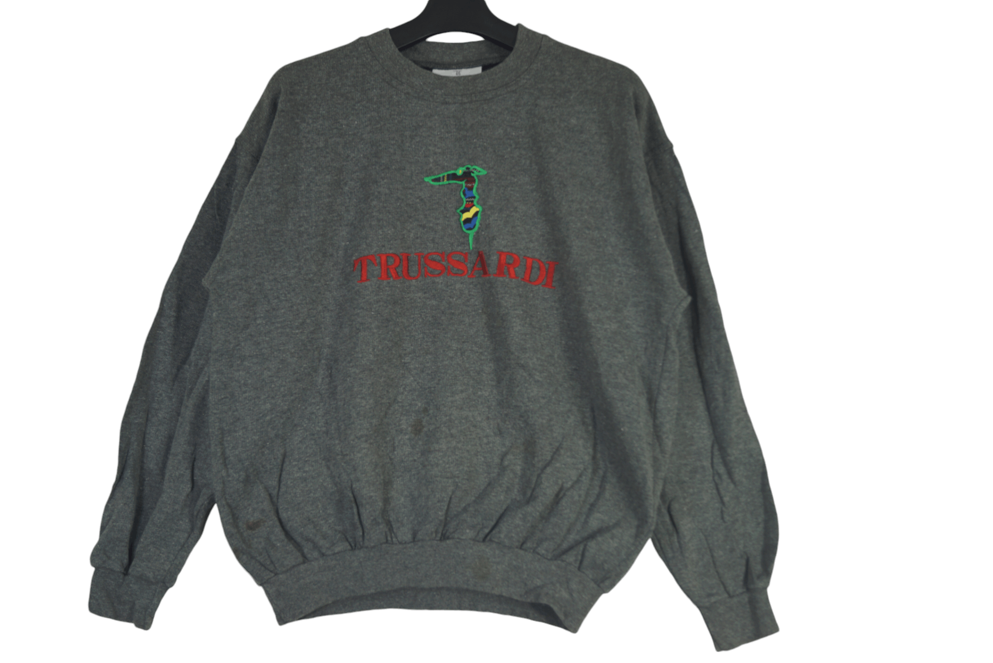Trussardi × Vintage Trussardi Sweatshirt Logo Spell Out Nice Design Size US S / EU 44-46 / 1 - 1 Thumbnail