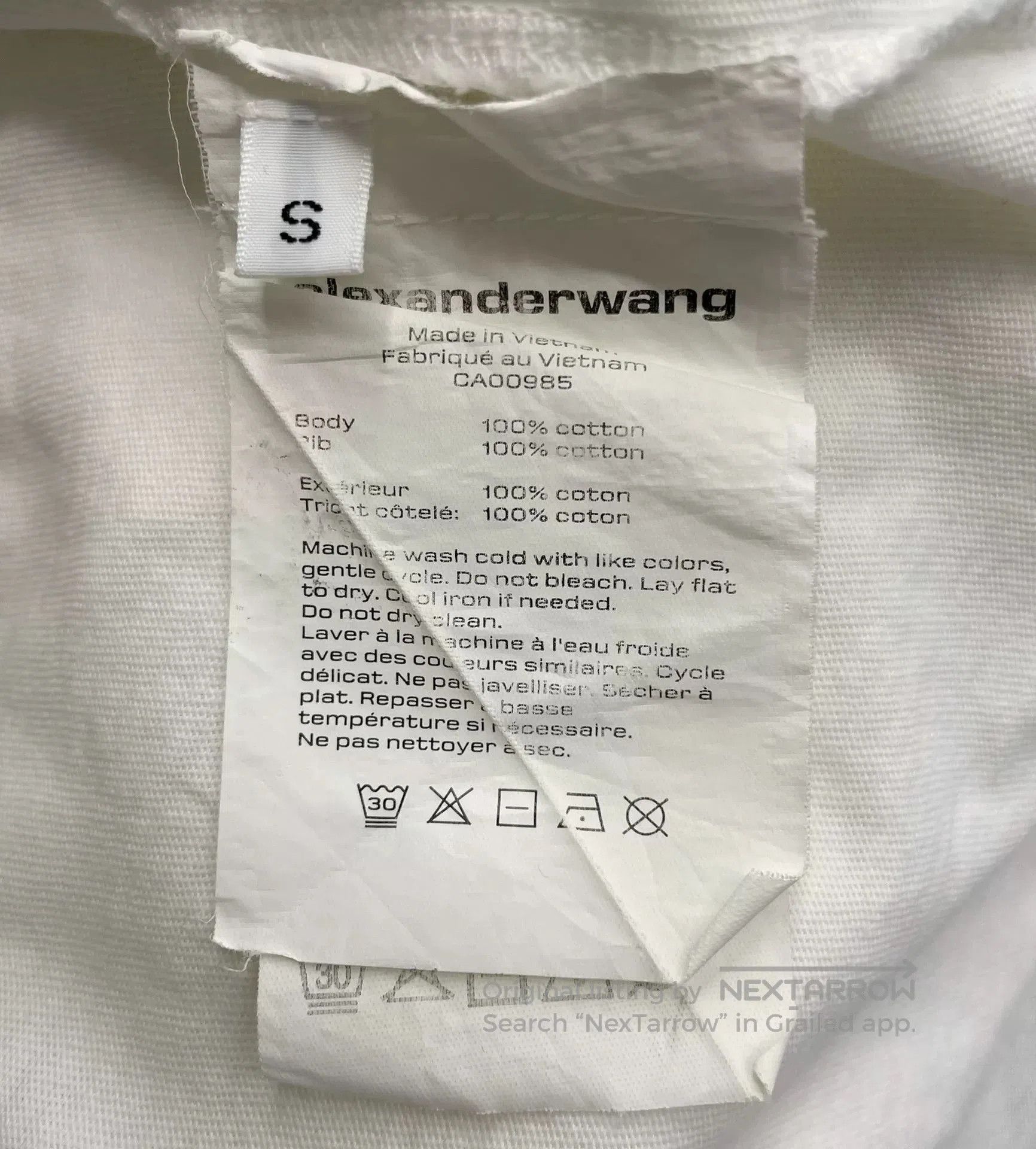 Alexander Wang Alexander Wang White Letter Short. Size S / US 4 / IT 40 - 6 Thumbnail