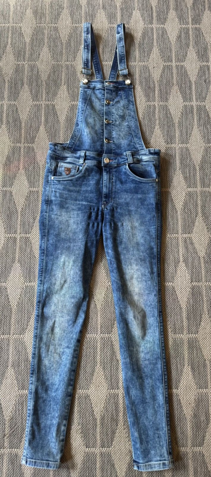 Kenzo Retro Kenzo Jeans Stretch Denim Overalls, Size XS Size 26" / US 2 / IT 38 - 1 Thumbnail