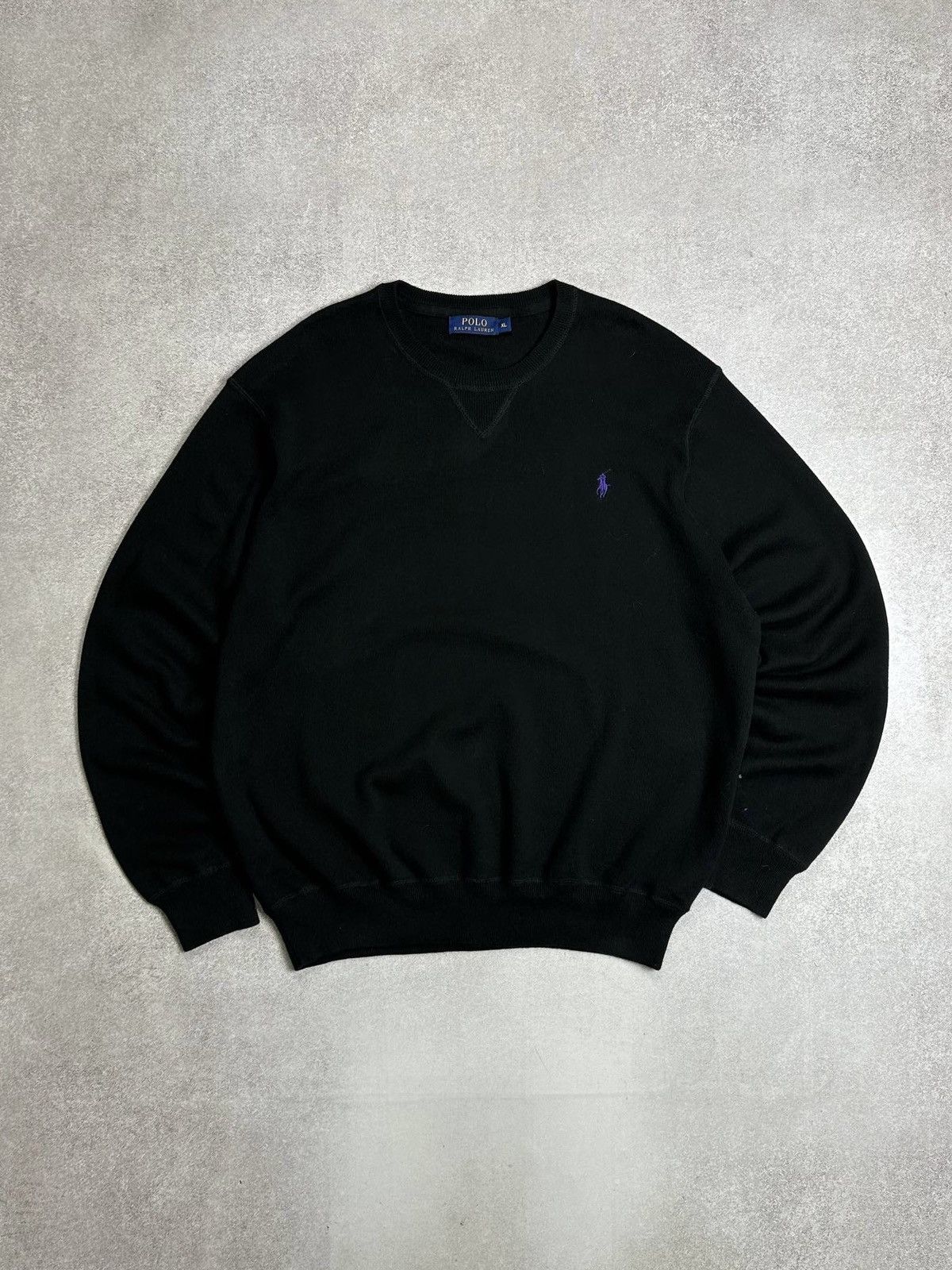 Polo Ralph Lauren Vintage Polo Ralph Lauren RRL Black Sweatshirt XL Size US XL / EU 56 / 4 - 1 Thumbnail