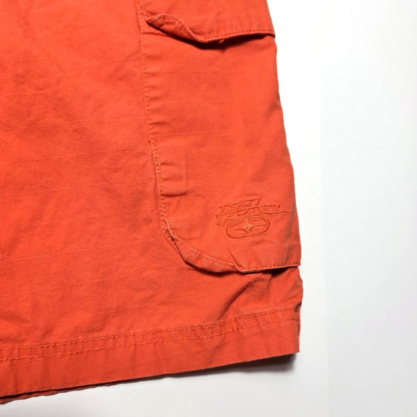 No Fear VINTAGE No Fear Cargo Shorts Casual Surf Swim Orange Pockets Mens Size 30 Size US 30 / EU 46 - 6 Thumbnail
