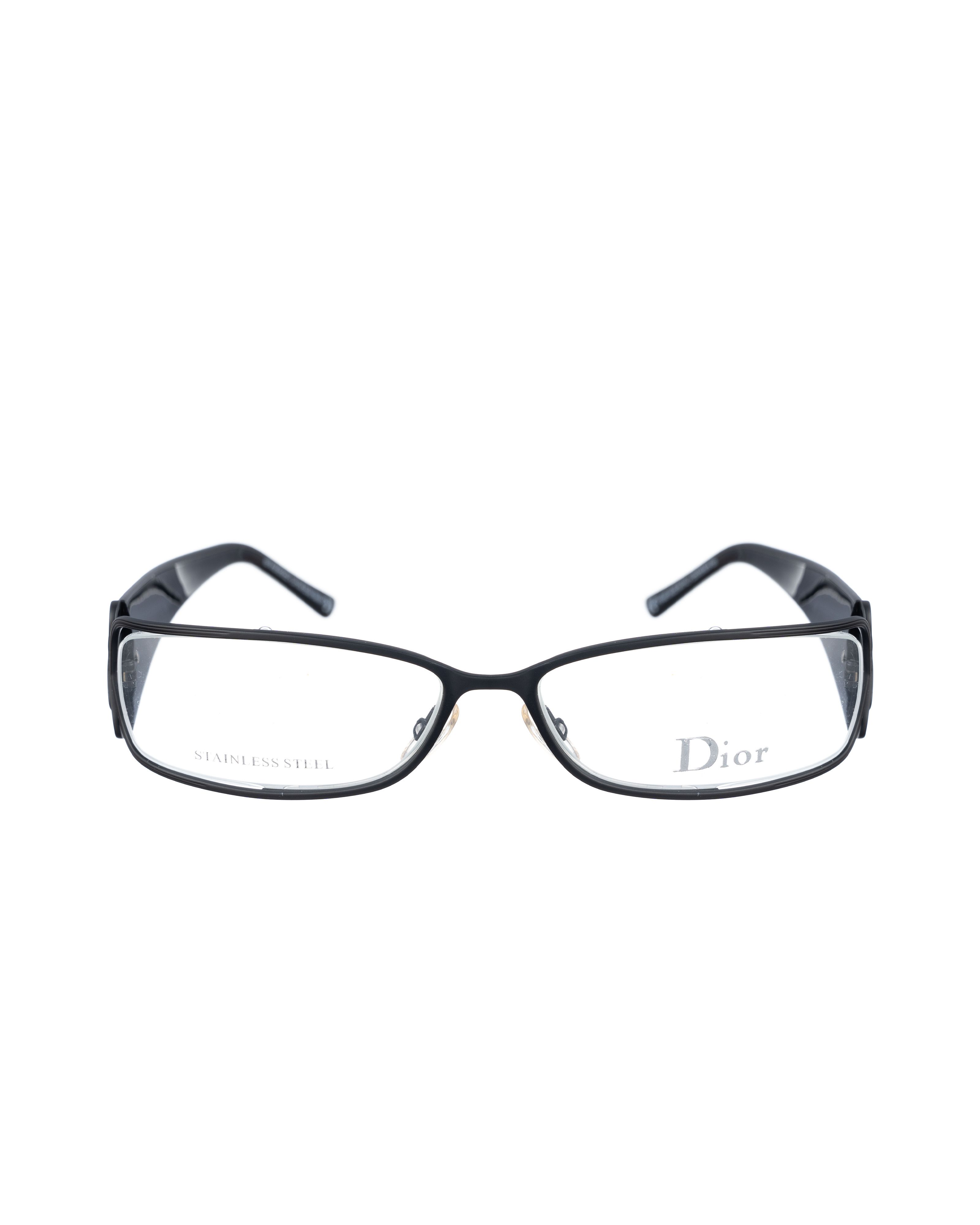 Dior Dior SS08 Black Glasses with Abstract Details on Temples Size ONE SIZE - 3 Thumbnail
