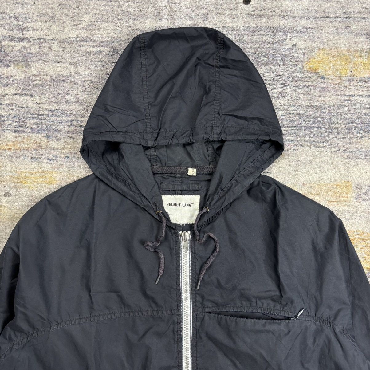 Helmut Lang Vintage Helmut Lang Ss1999 Nylon Packable Hooded Anorak Size US M / EU 48-50 / 2 - 4 Thumbnail