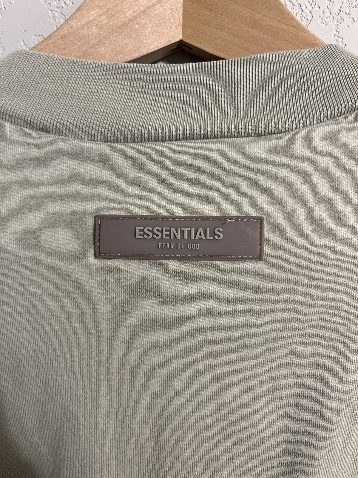 Essentials × Fear of God Essentials Seafoam green tee Size US M / EU 48-50 / 2 - 8 Thumbnail