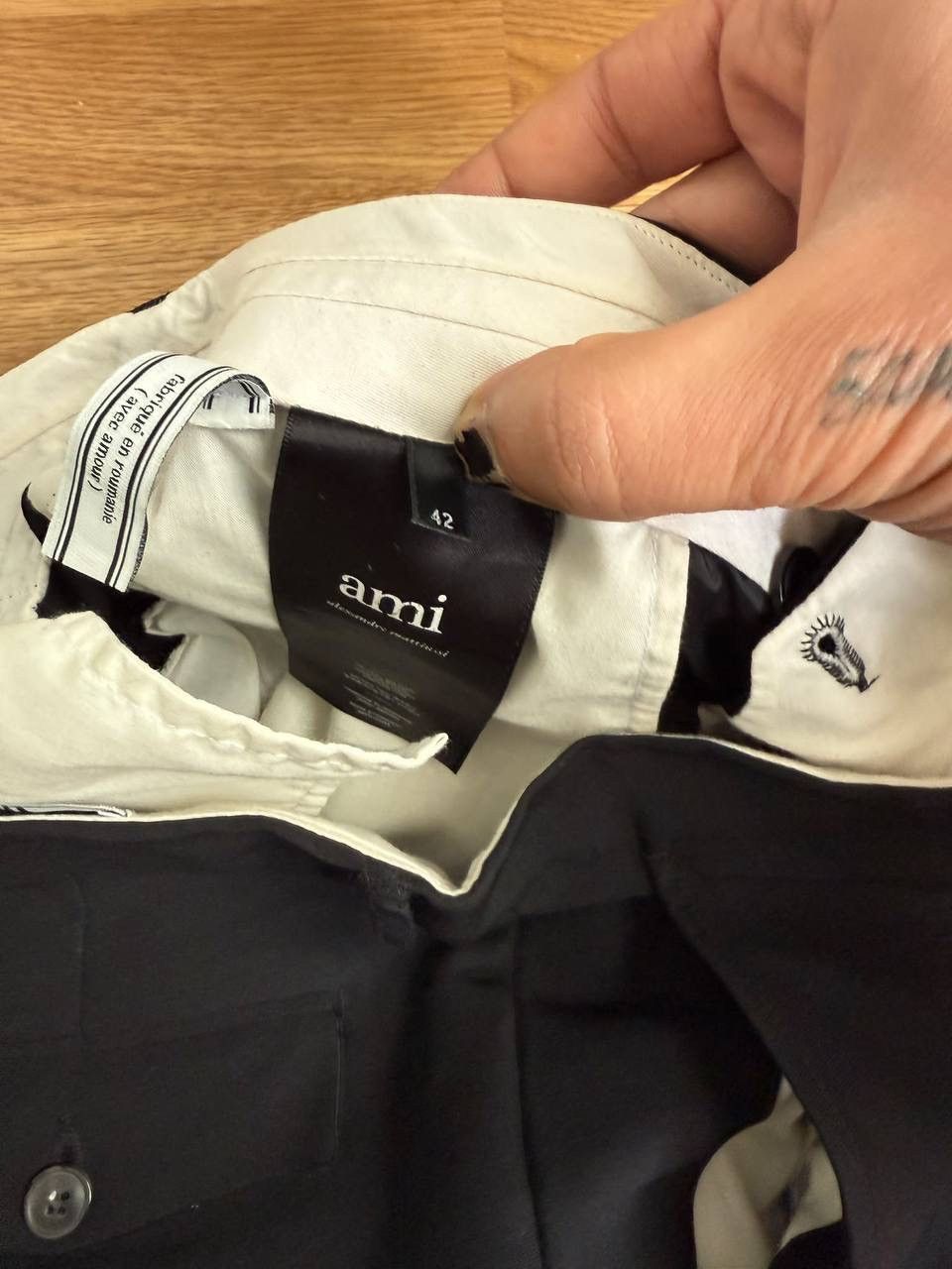 Alexandre Plokhov AMI Paris Pleated Tailored Bermuda Shorts - Black Size 42 Size US 26 / EU 42 - 7 Thumbnail