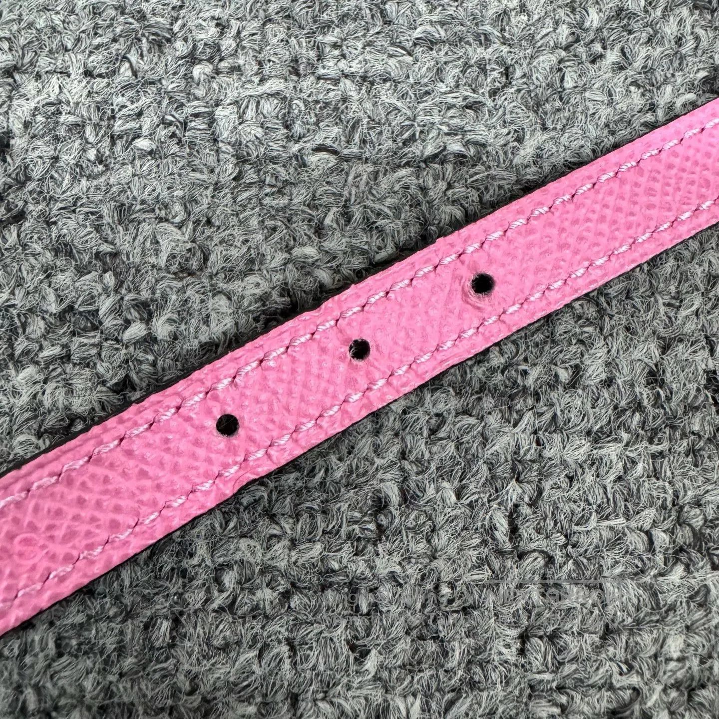 Hermes Hermes Pink, double-sided Epsom leather Kelly belt| Size ONE SIZE - 5 Thumbnail