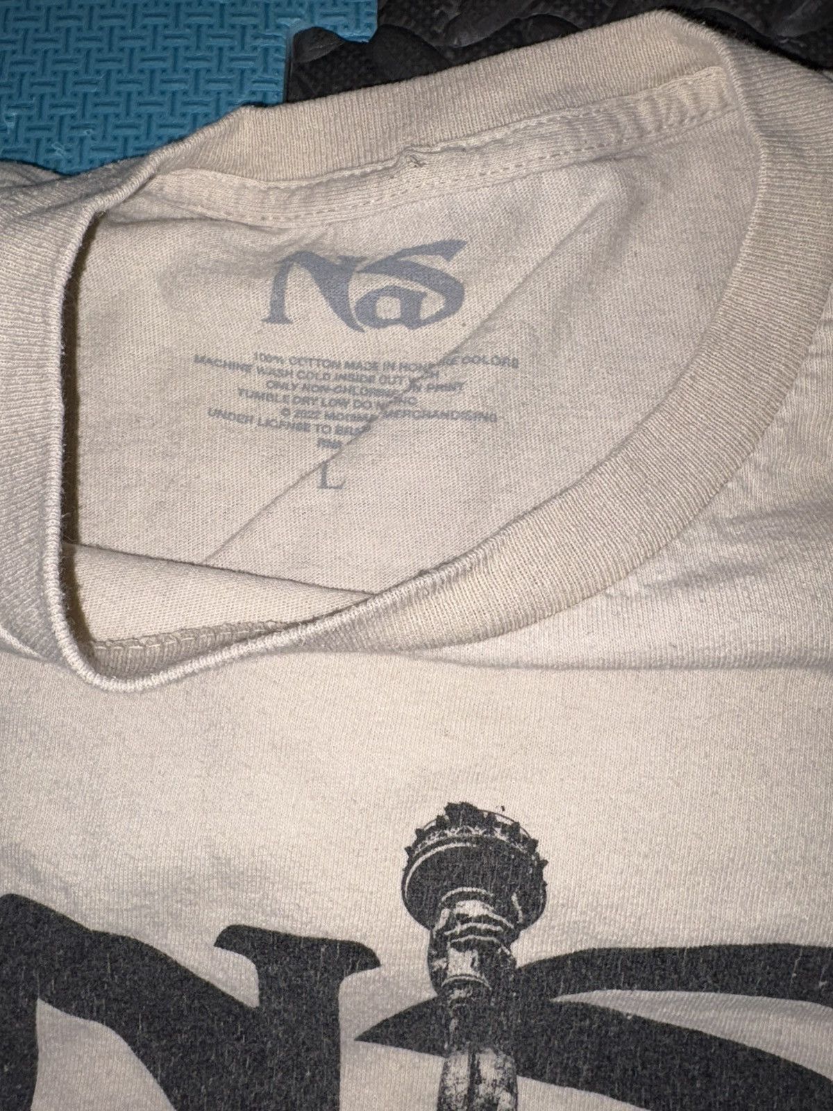 Nas Nas NY state of mind Large 2022 tour shirt Size US L / EU 52-54 / 3 - 3 Thumbnail