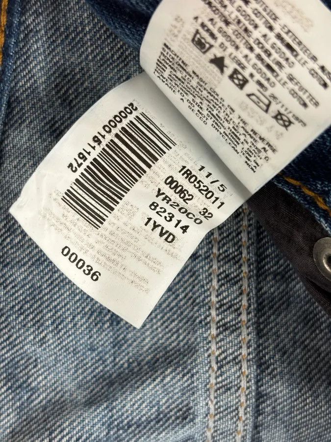 John Galliano AW2011 Galliano Navy Slim Distressed Denim Jeans Size US 31 - 13 Thumbnail