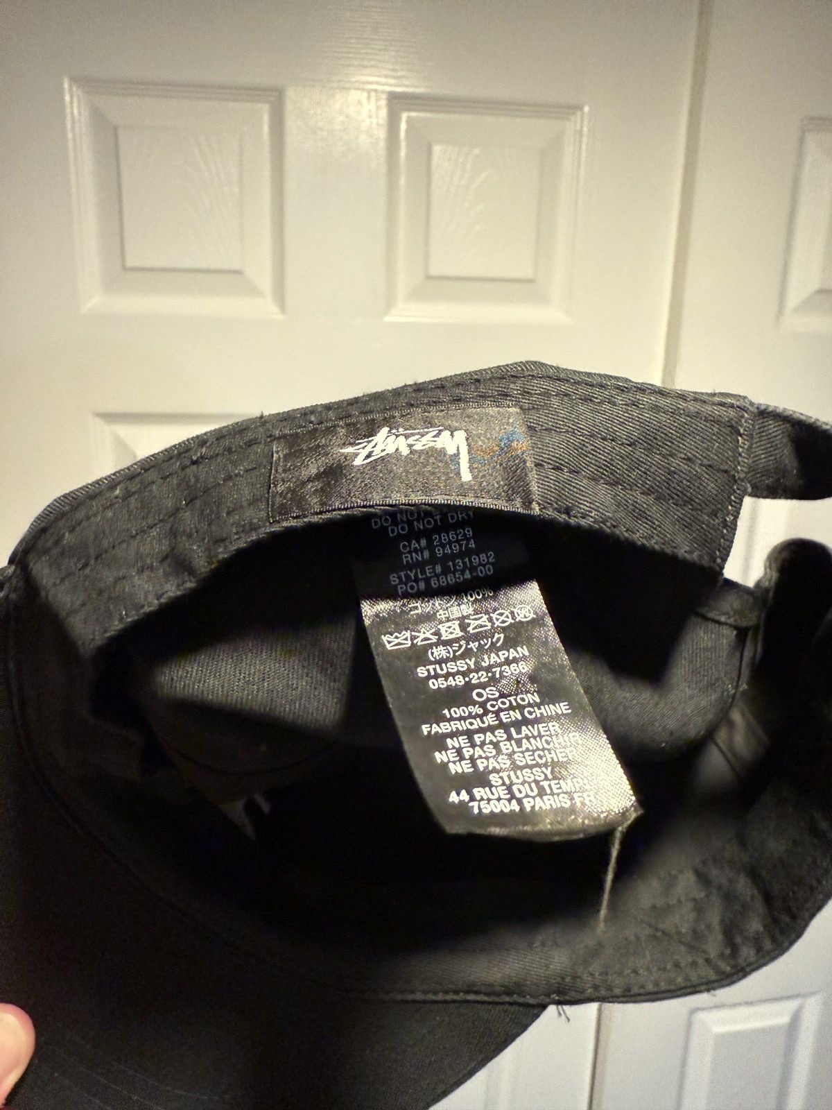 Stussy Stüssy Black Cap Size ONE SIZE - 3 Thumbnail