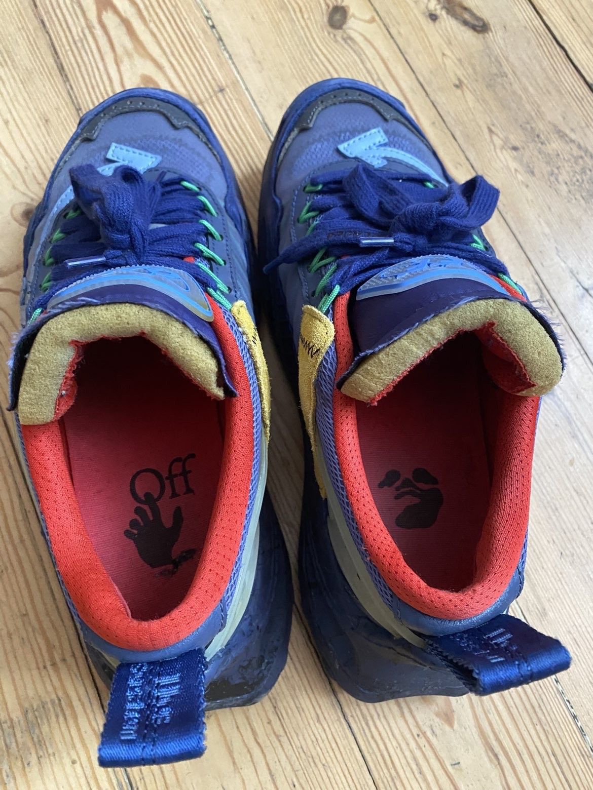 Off-White Off-White ODSY-1000 'Blue Fluo Yellow' Size US 6.5 / EU 39-40 - 8 Thumbnail
