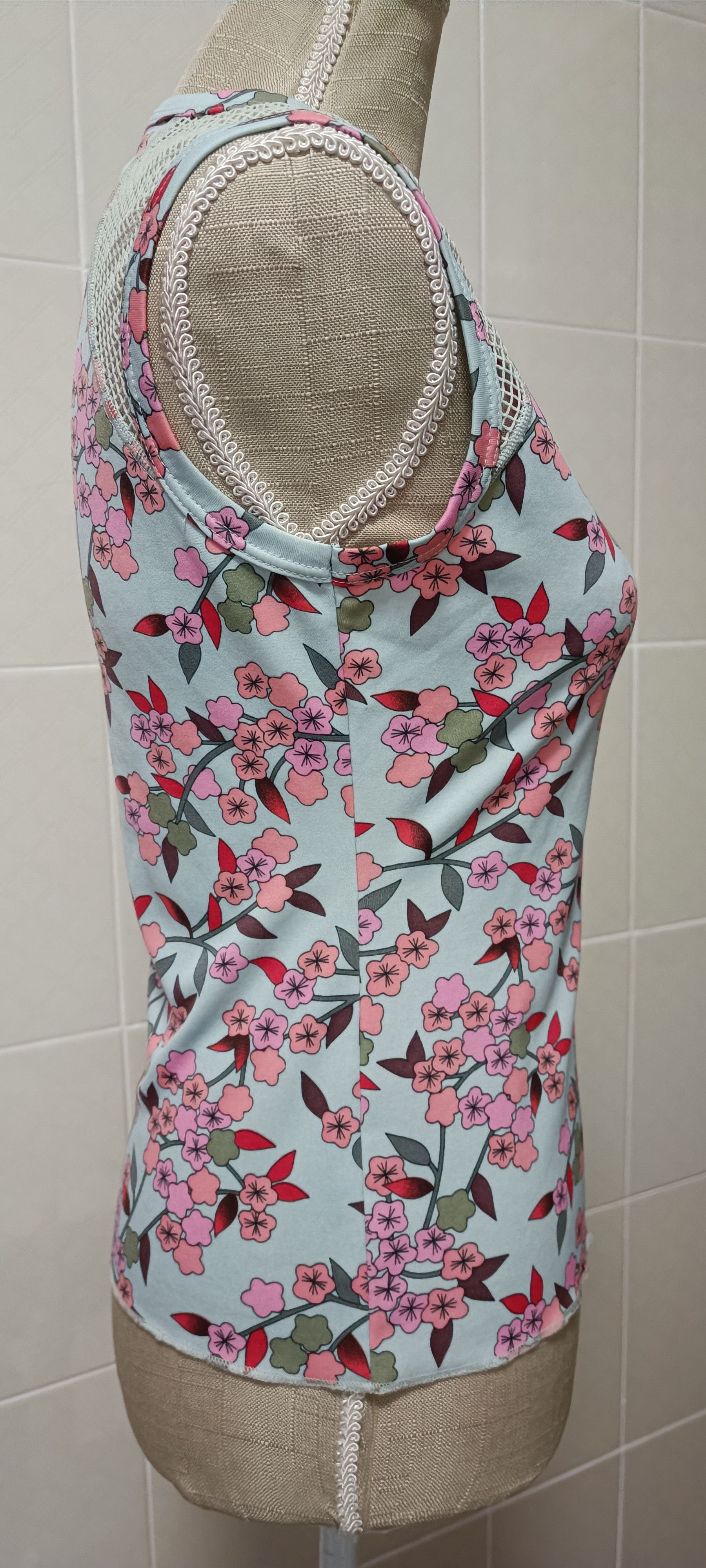 Jean Paul Gaultier Spring 2001 - Flower tank top - JPG Jeans Size M / US 6-8 / IT 42-44 - 20 Thumbnail
