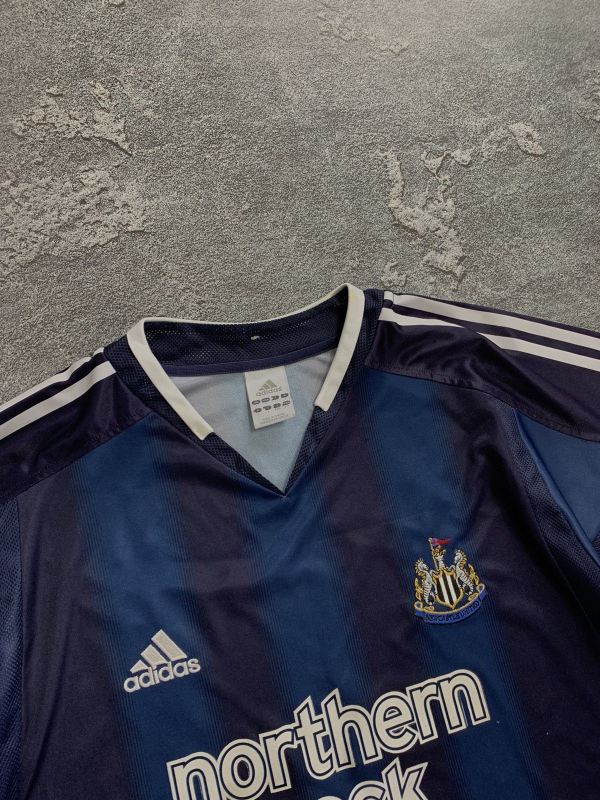 Vintage Adidas Newcastle United 2004/5 Away Soccer Football Jersey Size US L / EU 52-54 / 3 - 3 Thumbnail