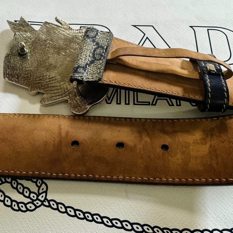 Gucci Gucci Limited Edition Enamel Anchor Belt-2505 Size ONE SIZE - 5 Thumbnail