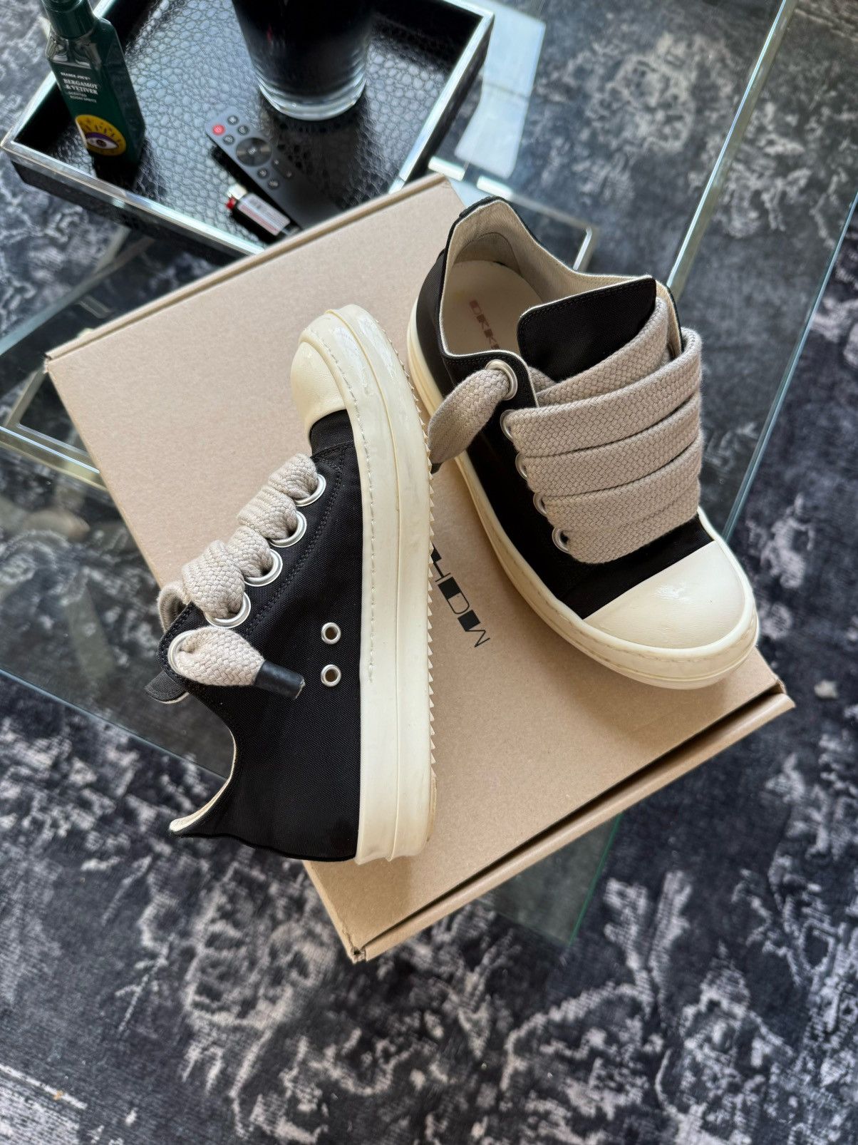 Rick Owens Rick Owens DRKSHDW chunky lace low tops Size US 7 / IT 37 - 3 Thumbnail