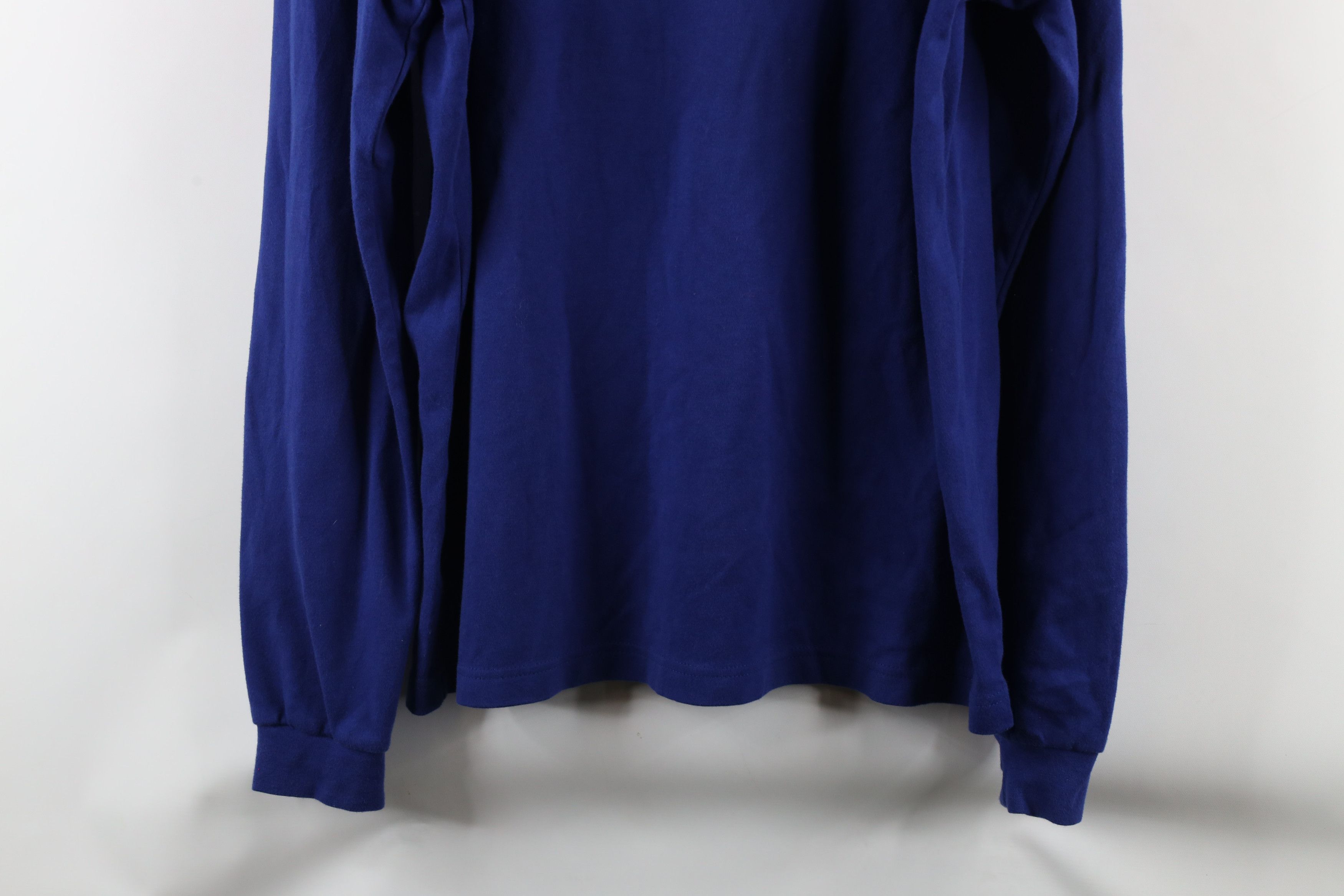 Eddie Bauer × Vintage Vintage 90s Eddie Bauer Long Sleeve Turtleneck T-Shirt Blue Size US XL / EU 56 / 4 - 10 Thumbnail