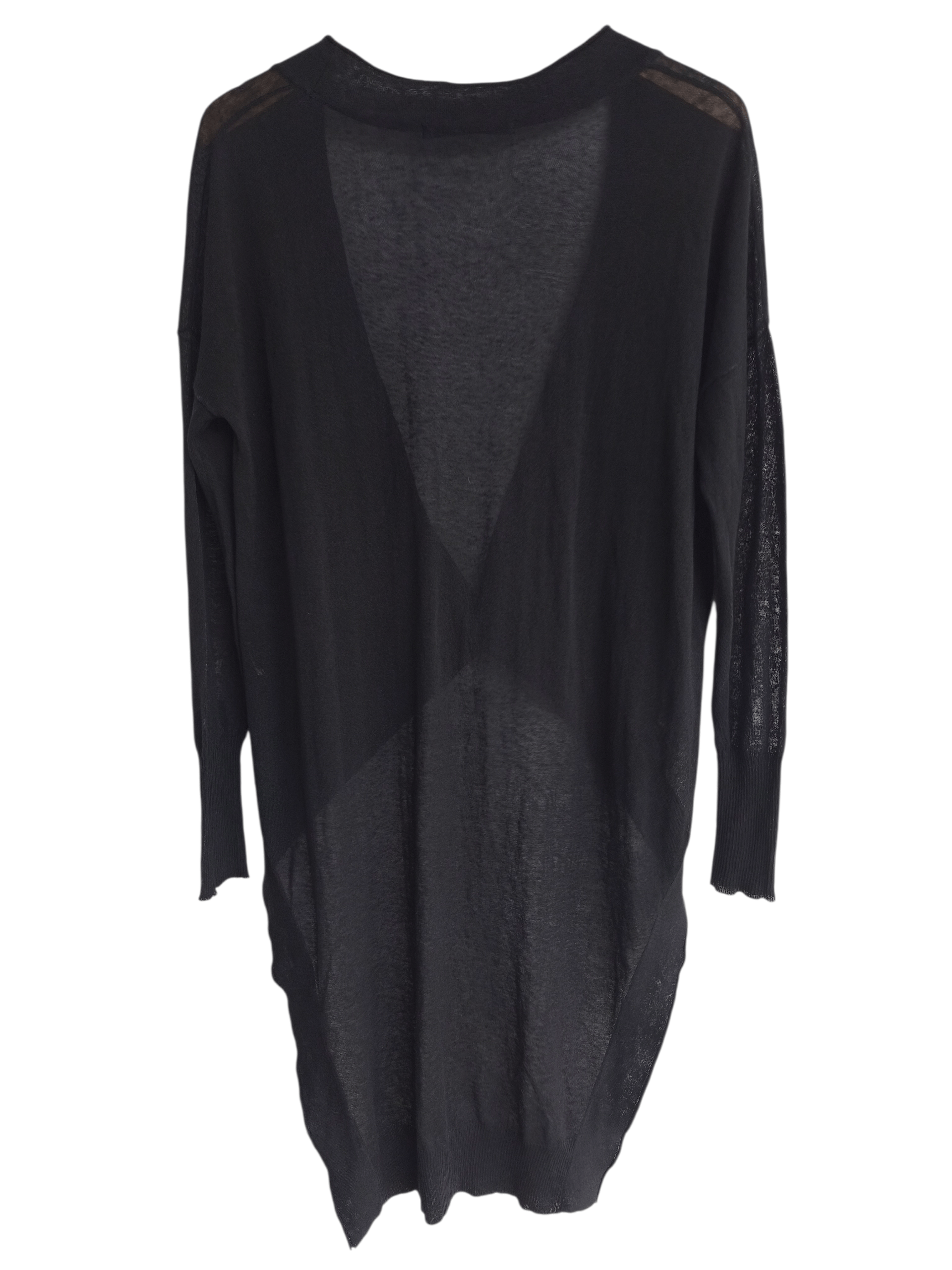 Yohji Yamamoto Yohji Yamamoto Limi feu Long cardigan single button Size L / US 10 / IT 46 - 3 Thumbnail