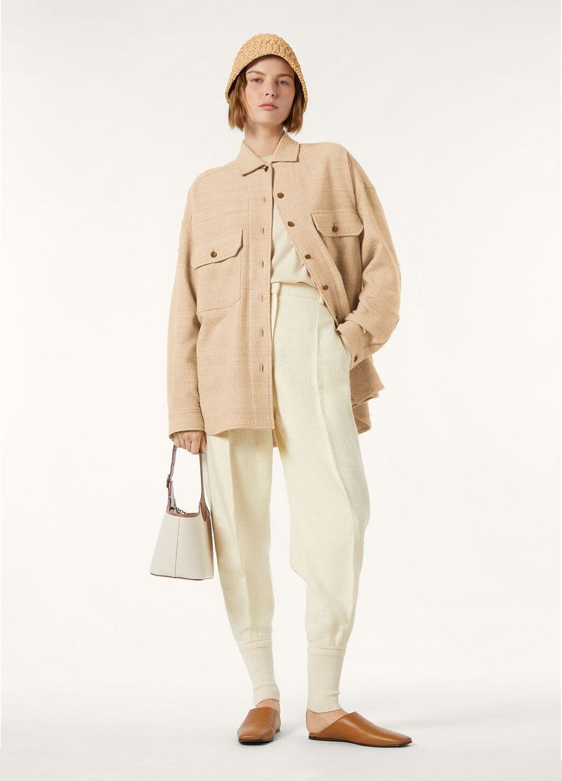 Loro Piana o1srvl11e0526 FAP4866 Darby Overshirt in Beige Size L / US 10 / IT 46 - 2 Thumbnail