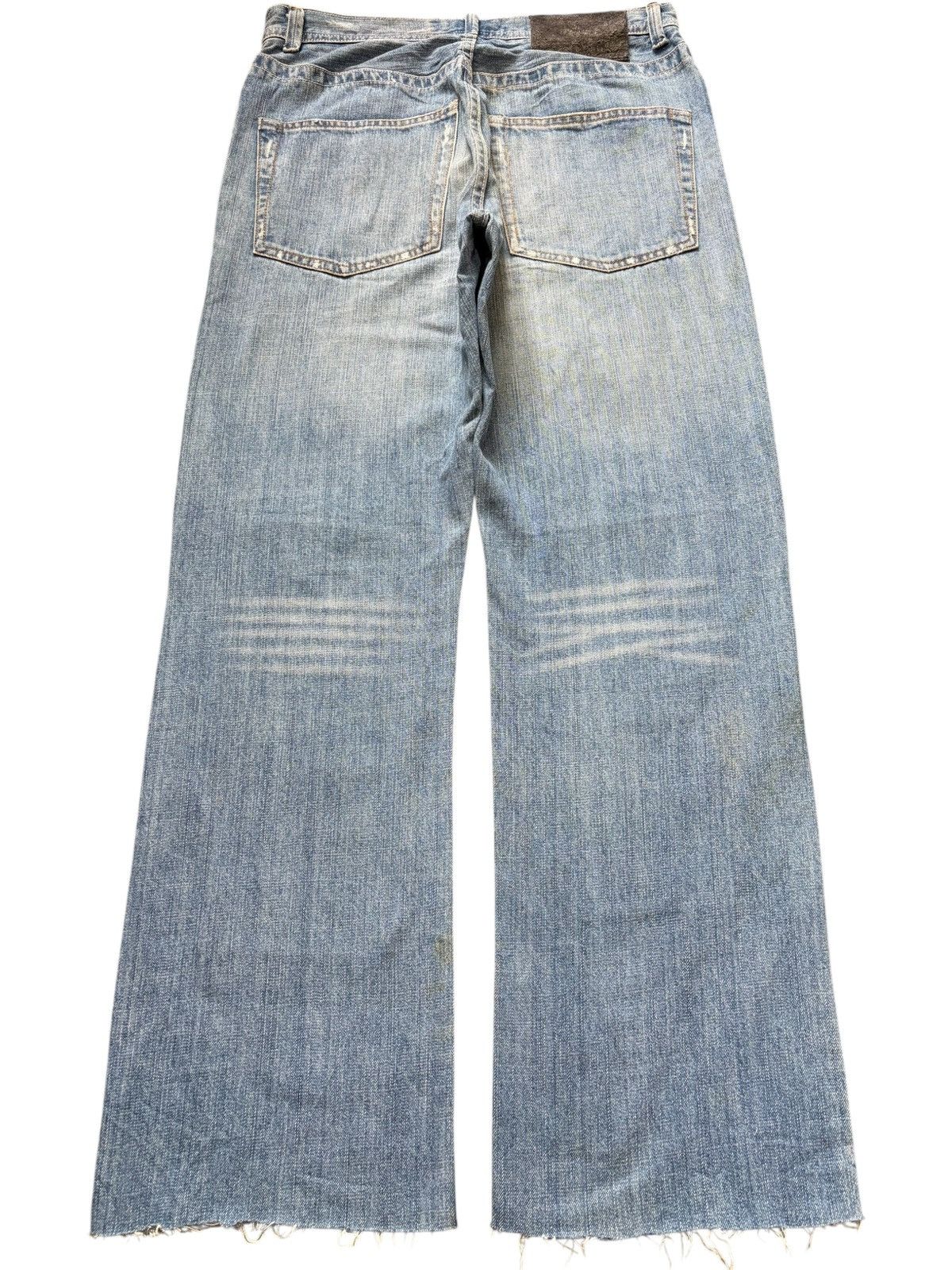Kapital Vintage Japanese Brand Sashiko Distressed Loose Jeans Size 30" / US 8 / IT 44 - 2 Thumbnail