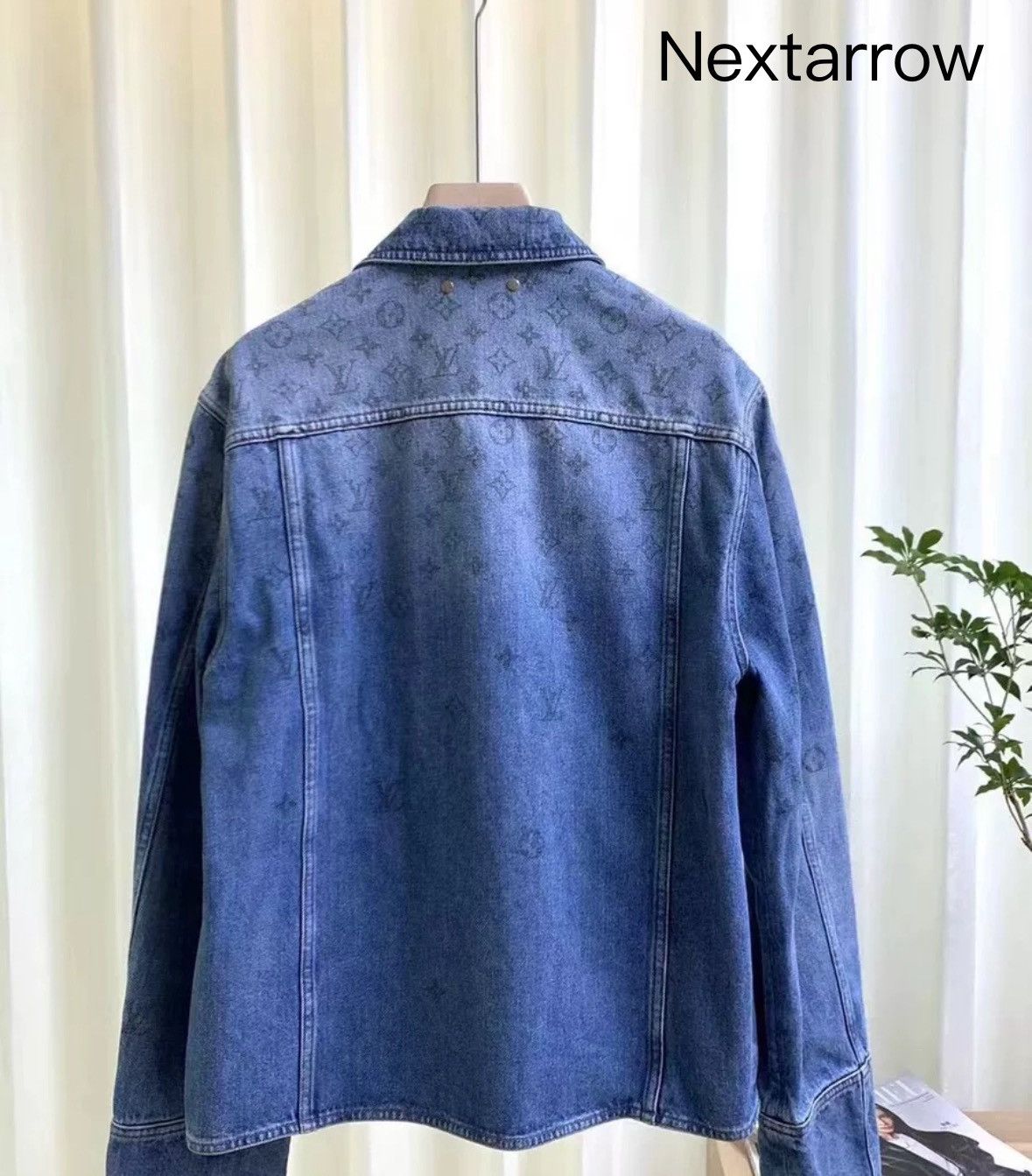 Louis Vuitton Louis Vuitton LV gradient dark floral logo denim jacket Size US M / EU 48-50 / 2 - 2 Thumbnail