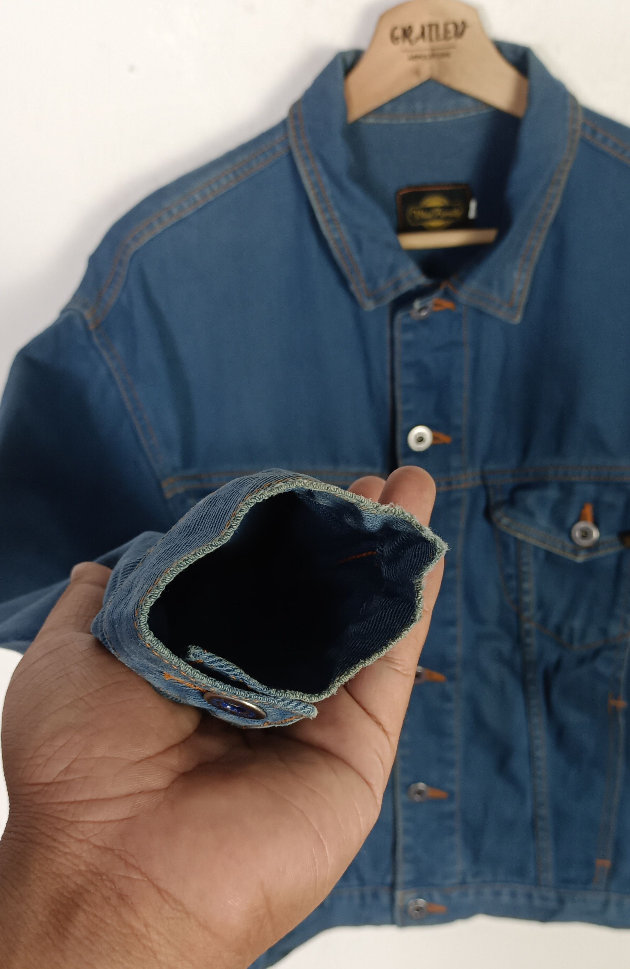 Benetton × Vintage Blue Family by Benetton Denim Jacket Size US M / EU 48-50 / 2 - 9 Thumbnail