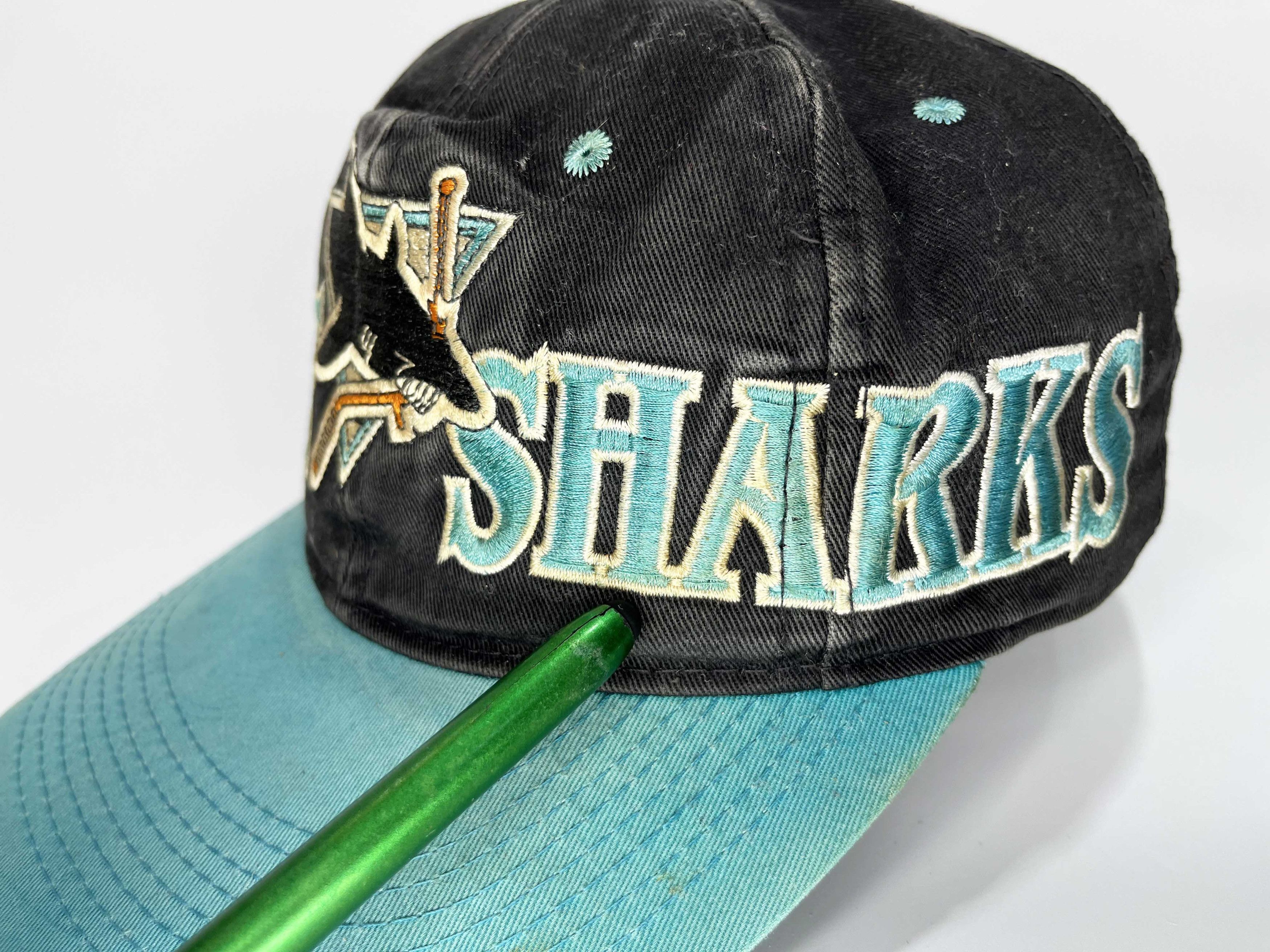 NHL Vintage NHL San Jose Sharks Hockey Snapback Cap Hat Size ONE SIZE - 8 Thumbnail