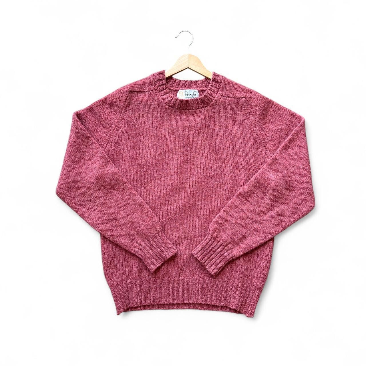 Pringle Of Scotland Vintage Pringle of Scotland raspberry wool shaggy sweater M Size US M / EU 48-50 / 2 - 5 Thumbnail
