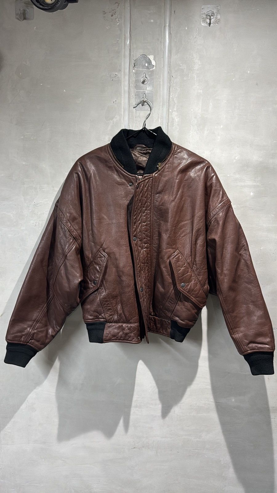 Issey Miyake vintage leather bomber jacket issey miyake durban intermezzo Size US M / EU 48-50 / 2 - 2 Thumbnail