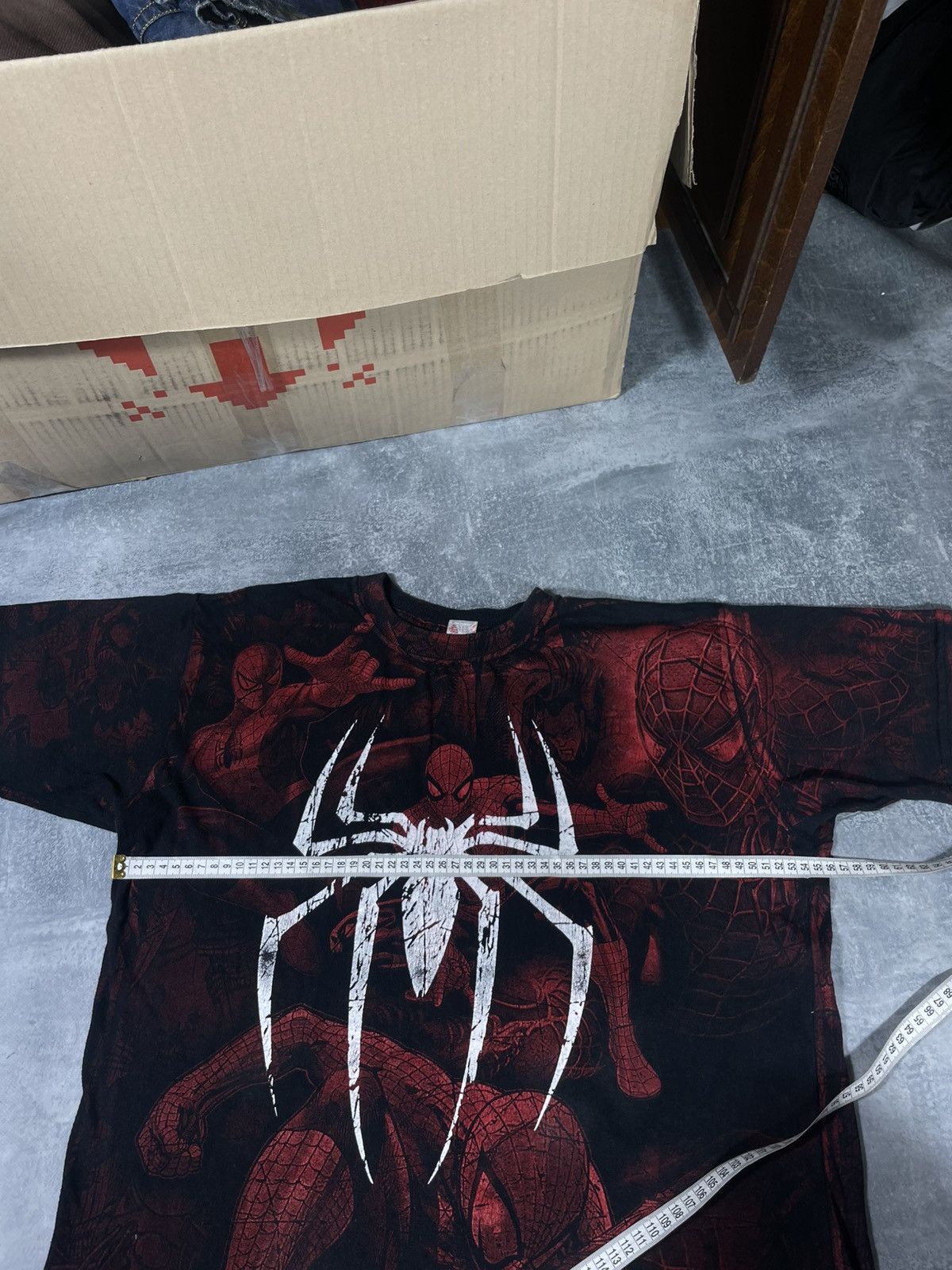 Marvel Comics Marvel Comics Spider Man overpint big logo 00ss tee t-shirt Size US L / EU 52-54 / 3 - 7 Thumbnail