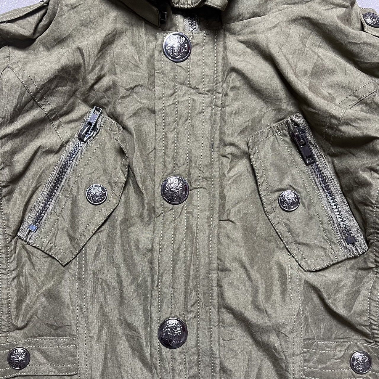 If Six Was Nine × Japanese Brand × Le Grande Bleu (L.G.B.) Japanese Brand Military Style Jacket fur Hoodie Size US M / EU 48-50 / 2 - 3 Thumbnail