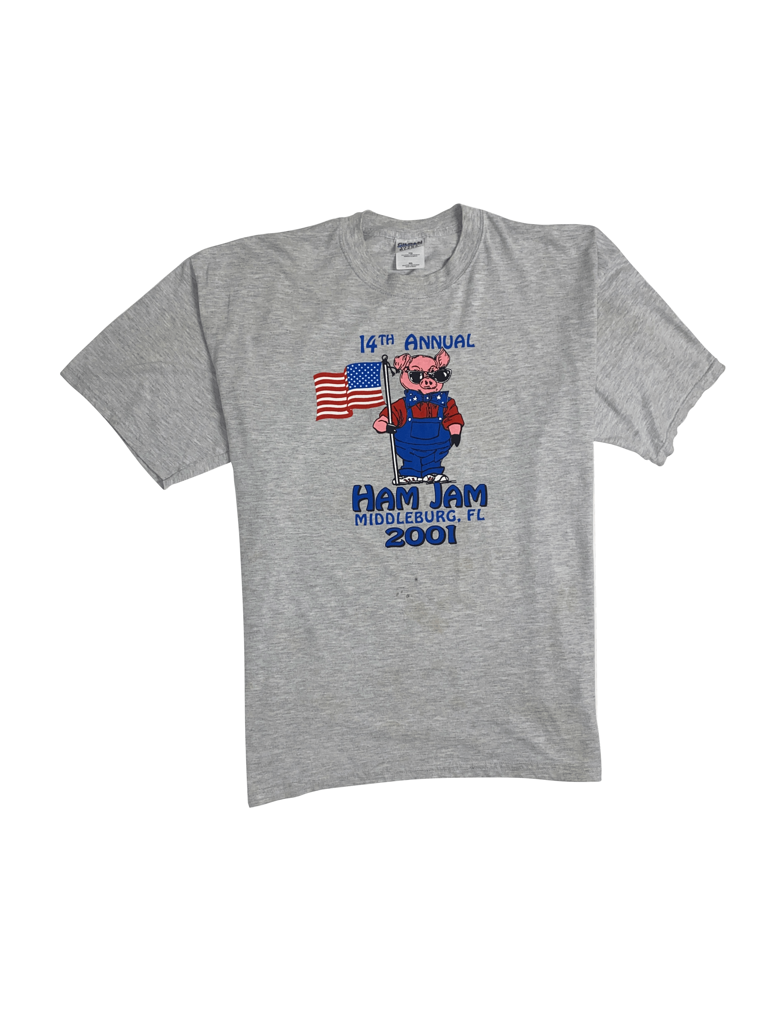 Vintage 2001 14th Annual Ham Jam Vintage Graphit T Shirt Size US XXL / EU 58 / 5 - 1 Thumbnail