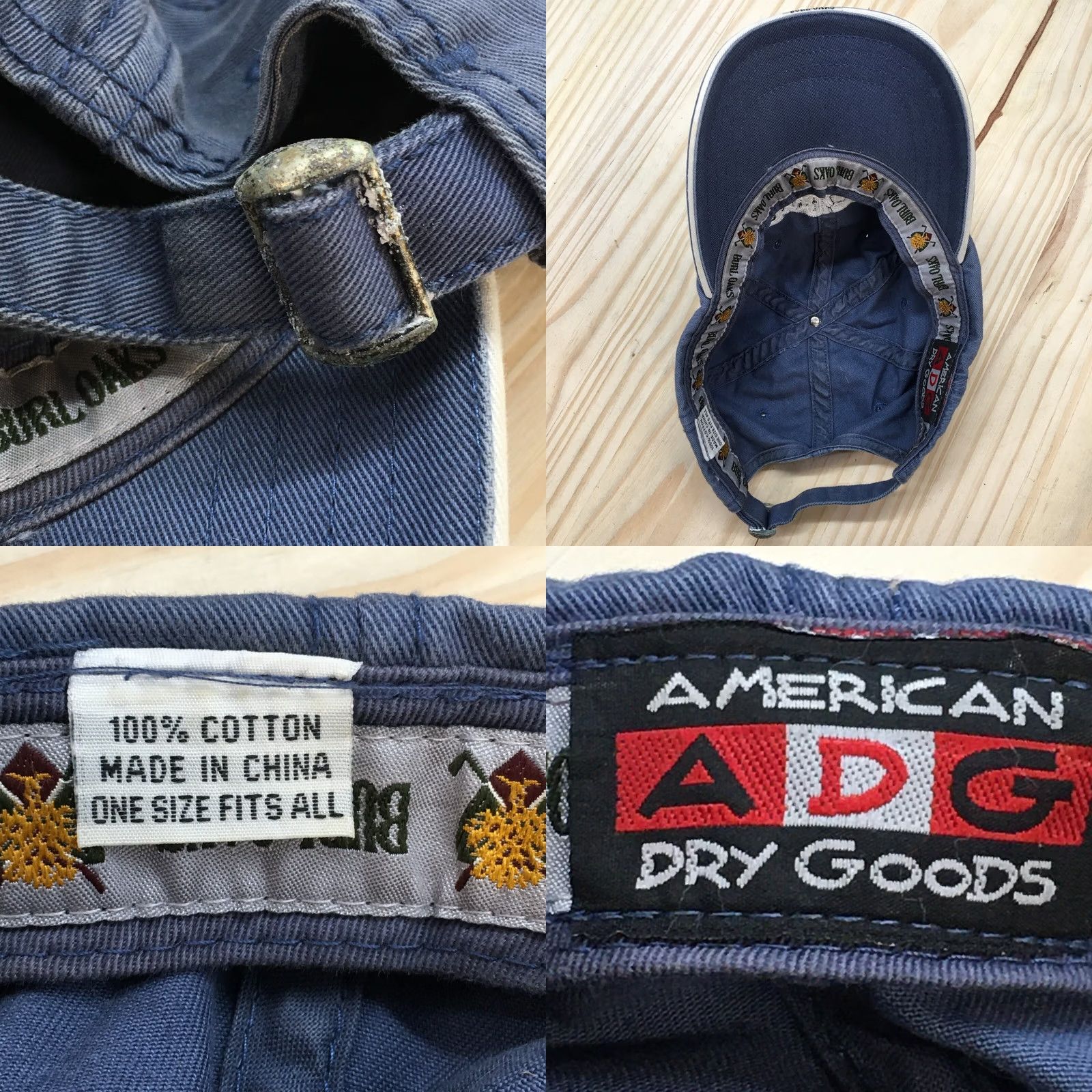 Good American American Dry Goods Burl Oaks Golf Club Baseball Cap Hat Mens One Size Blue Cotton Canvas Adjustable Lightweight Size ONE SIZE - 8 Thumbnail