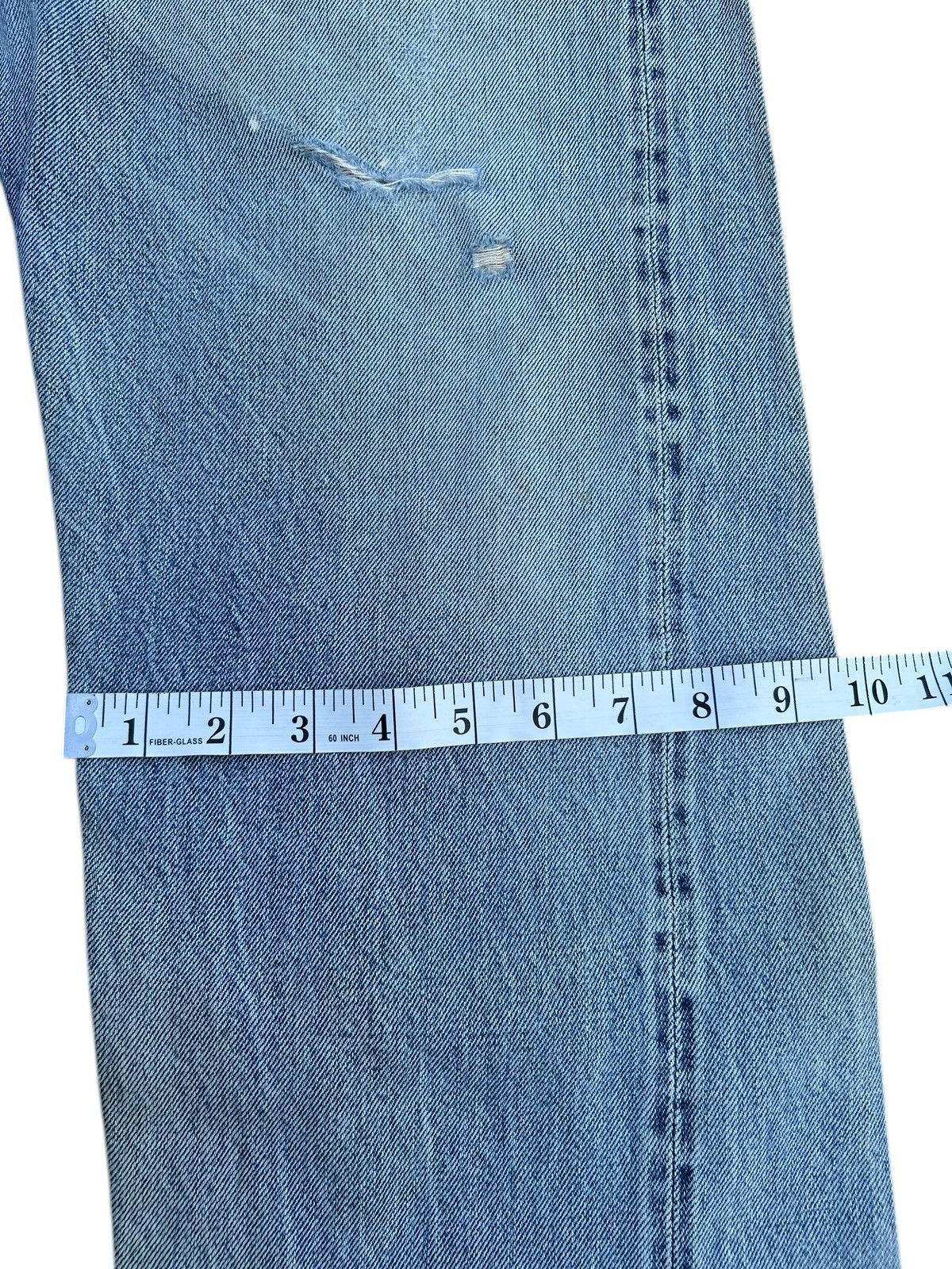 Kapital Thrashed Vintage Levis Big E Selvedge Denim Jeans Size US 34 / EU 50 - 23 Thumbnail