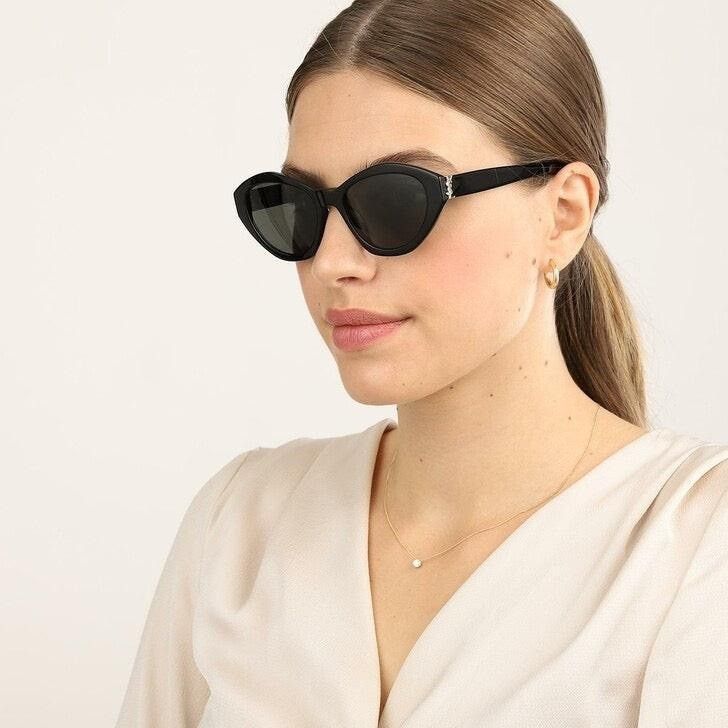Yves Saint Laurent Saint Laurent Sunglasses Cat Eye SLM60 006 NEW AUTHENTIC Size ONE SIZE - 11 Thumbnail