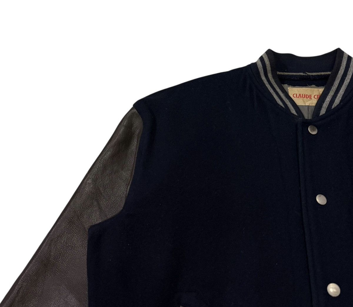 Japanese Brand Vintage Claude Cross Mens Wool Leather Varsity Jacket Size US L / EU 52-54 / 3 - 13 Thumbnail