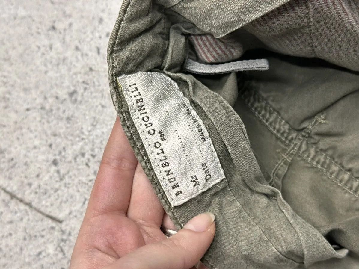 Vintage Brunello Cucinelli Men Leisure Relaxed Cargo Pants Grey XL Size US 34 / EU 50 - 8 Thumbnail