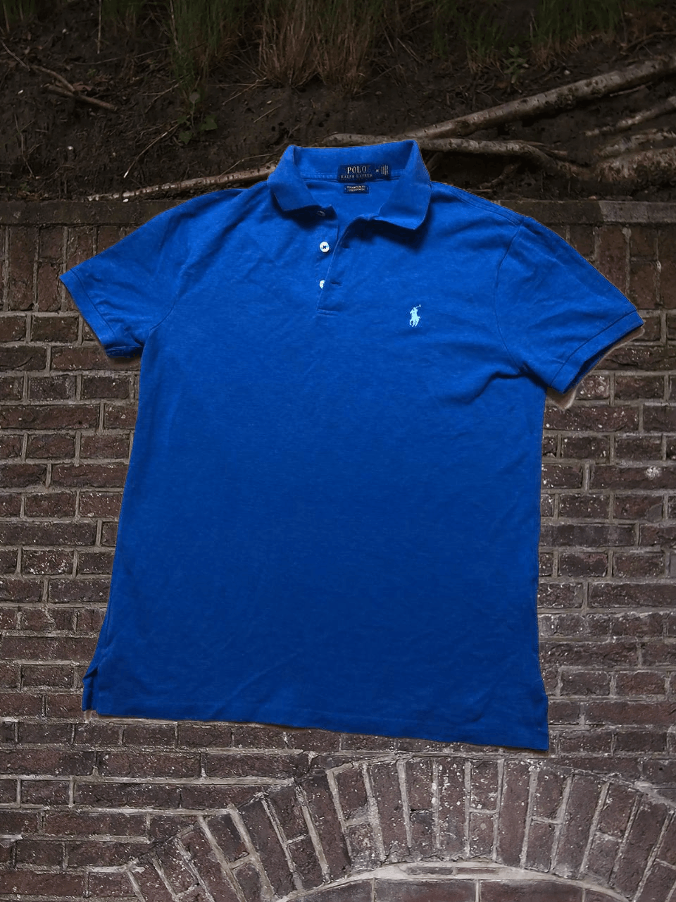 Polo Ralph Lauren Streetwear T-Shirt Polo Ralph Lauren blue logo Y2K Vintage Size US M / EU 48-50 / 2 - 1 Thumbnail