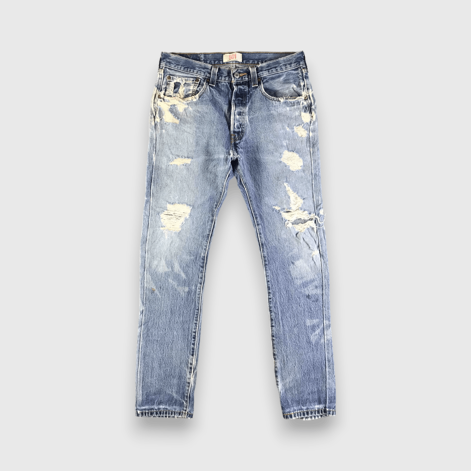 Levi's Vintage Distressed Levis 501 Jeans-J4240 Size US 31 - 1 Thumbnail