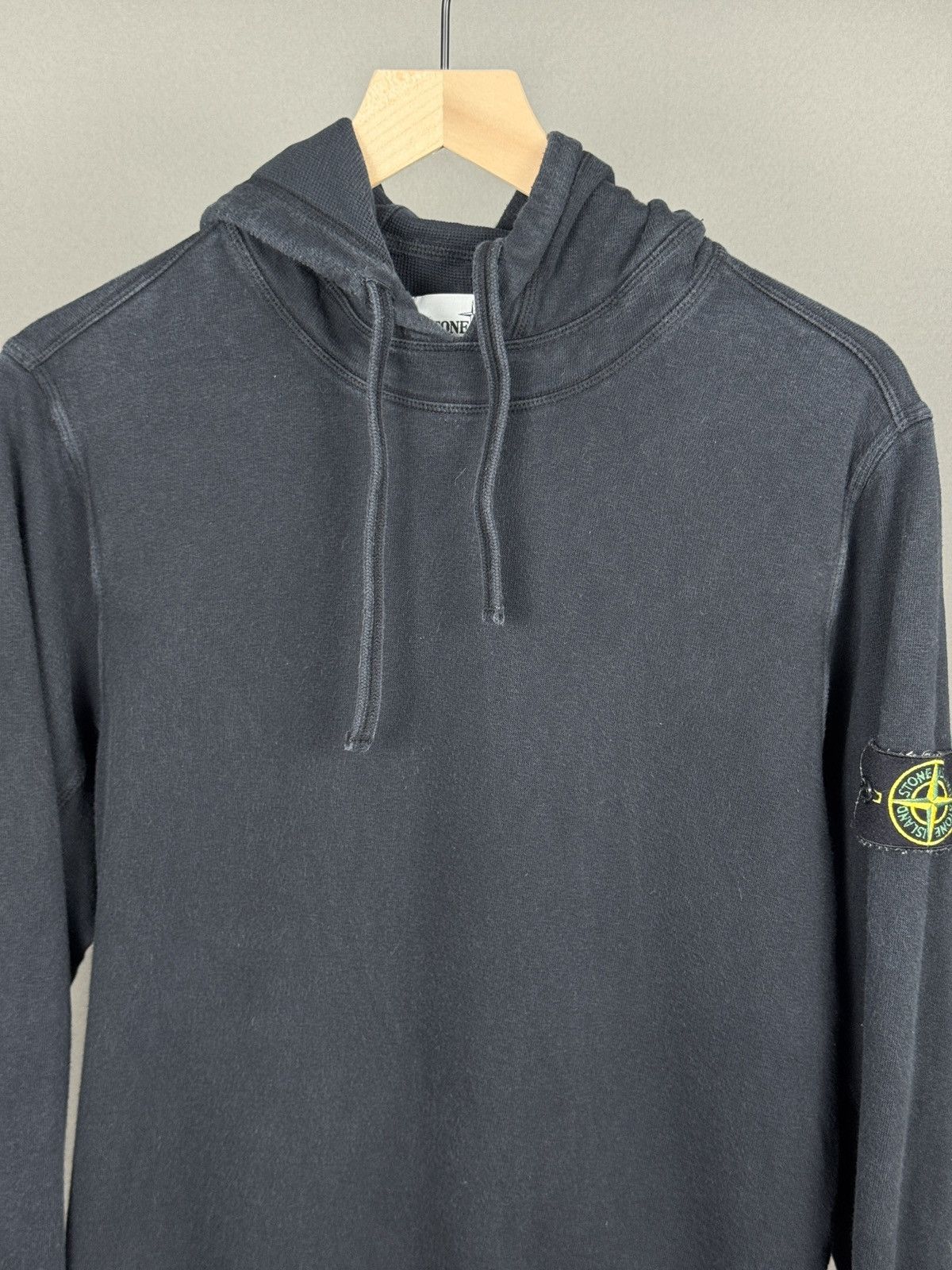 Stone Island Stone Island Garment Dyed Black Hoodie Size US M / EU 48-50 / 2 - 4 Thumbnail