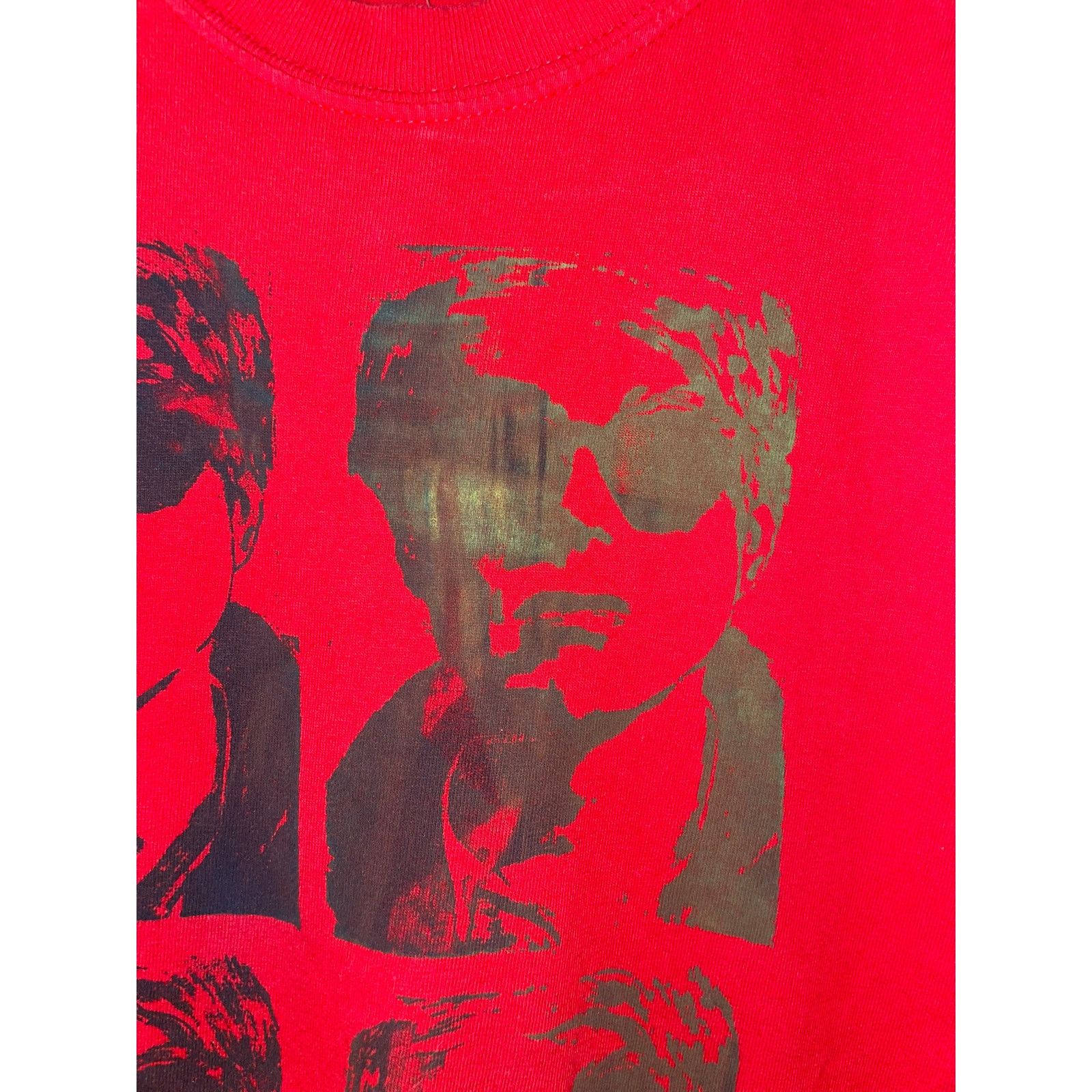 Gildan Vintage Warhol Artwork Shirt Art Artist Red Tee VTG M Medium Size US M / EU 48-50 / 2 - 3 Thumbnail
