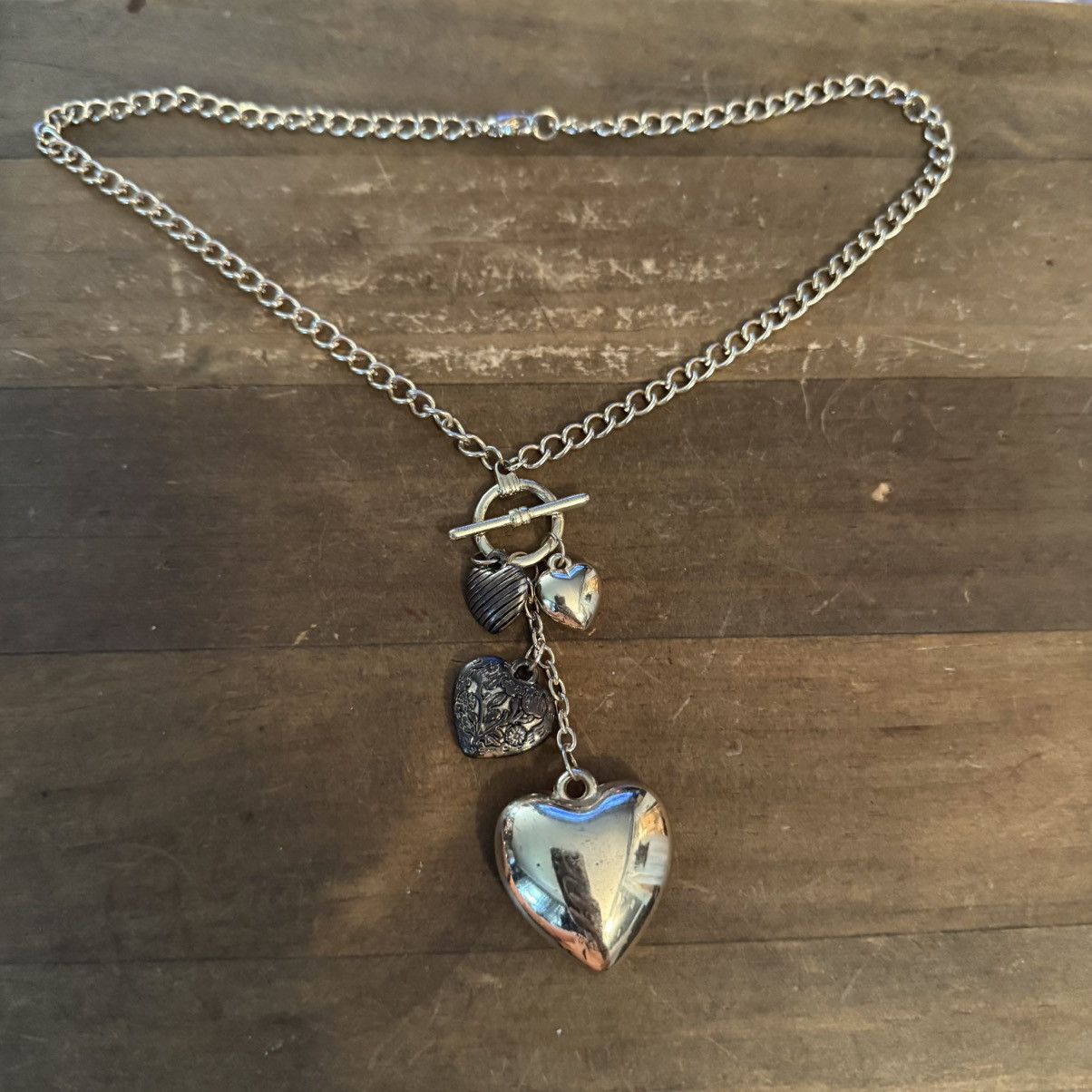 Other Gold tone heart tassel toggle necklace Size ONE SIZE - 2 Thumbnail