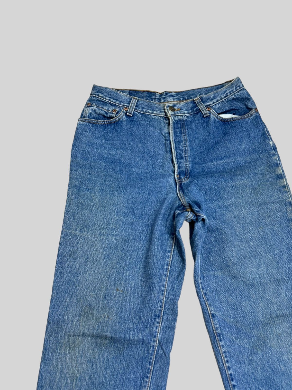 Levi's × Vintage Vintage 90s Levis 501 Button 544 Butterfly Jeans Size US 30 / EU 46 - 4 Thumbnail